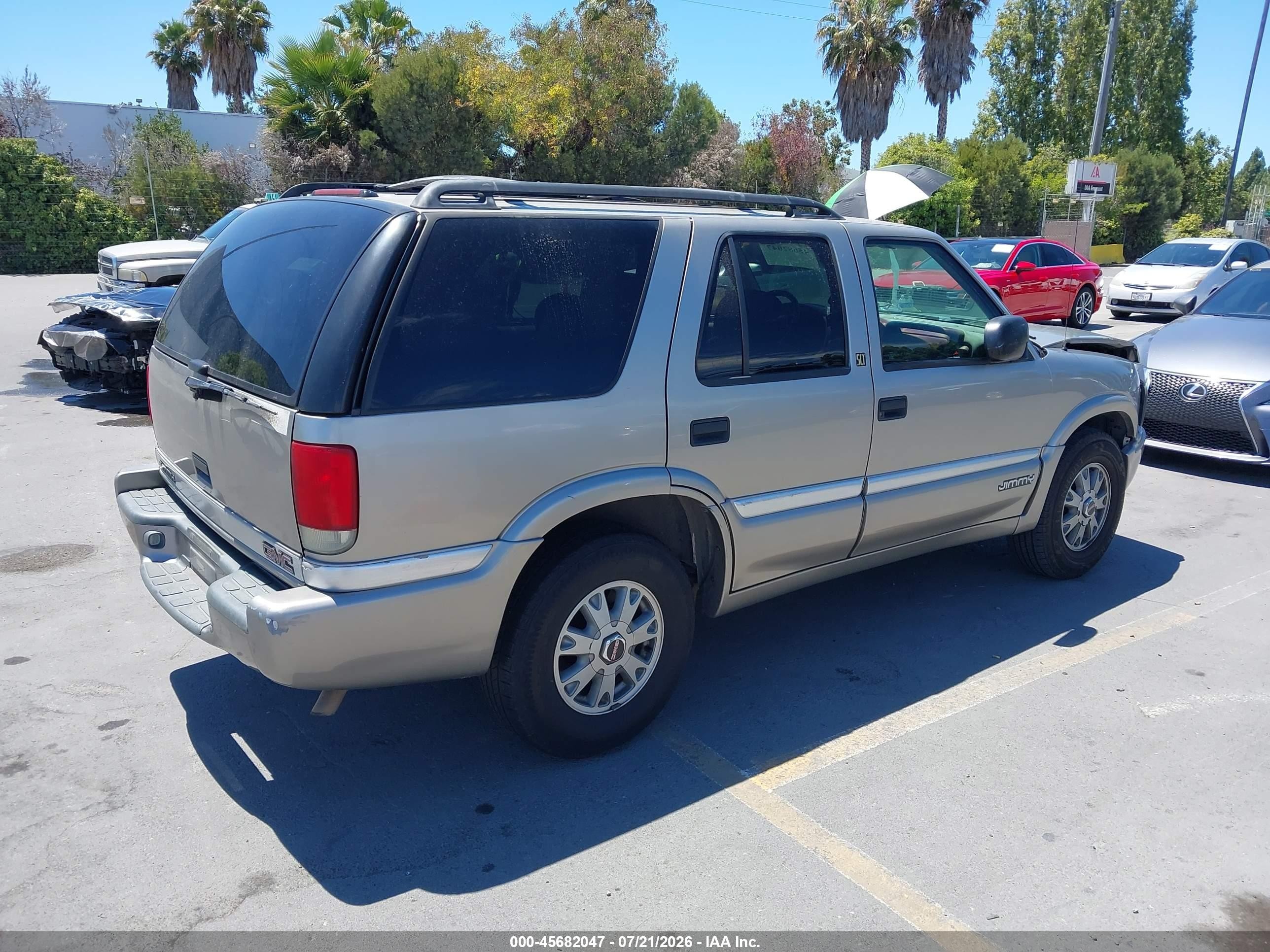 1999 Gmc Jimmy Slt Beige vin: 1GKDT13W2X2515860