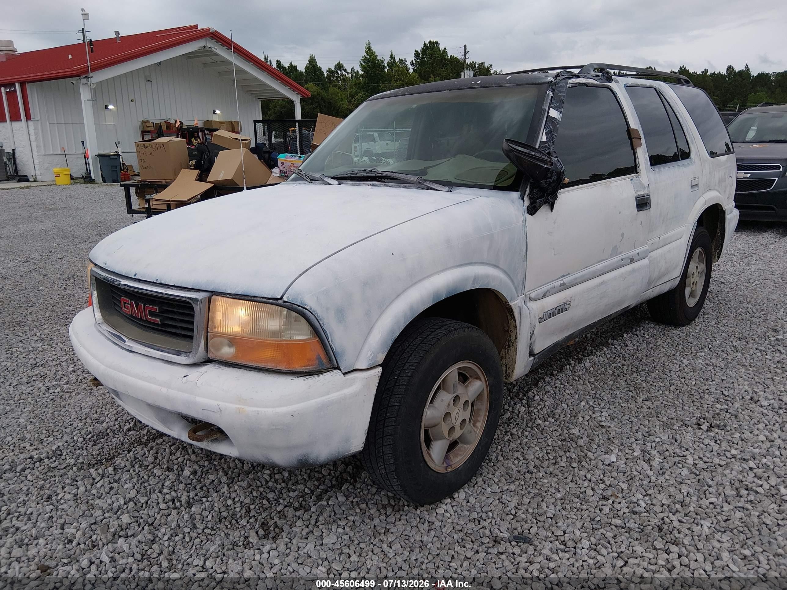 1998 Gmc Jimmy Slt White vin: 1GKDT13W4W2539592