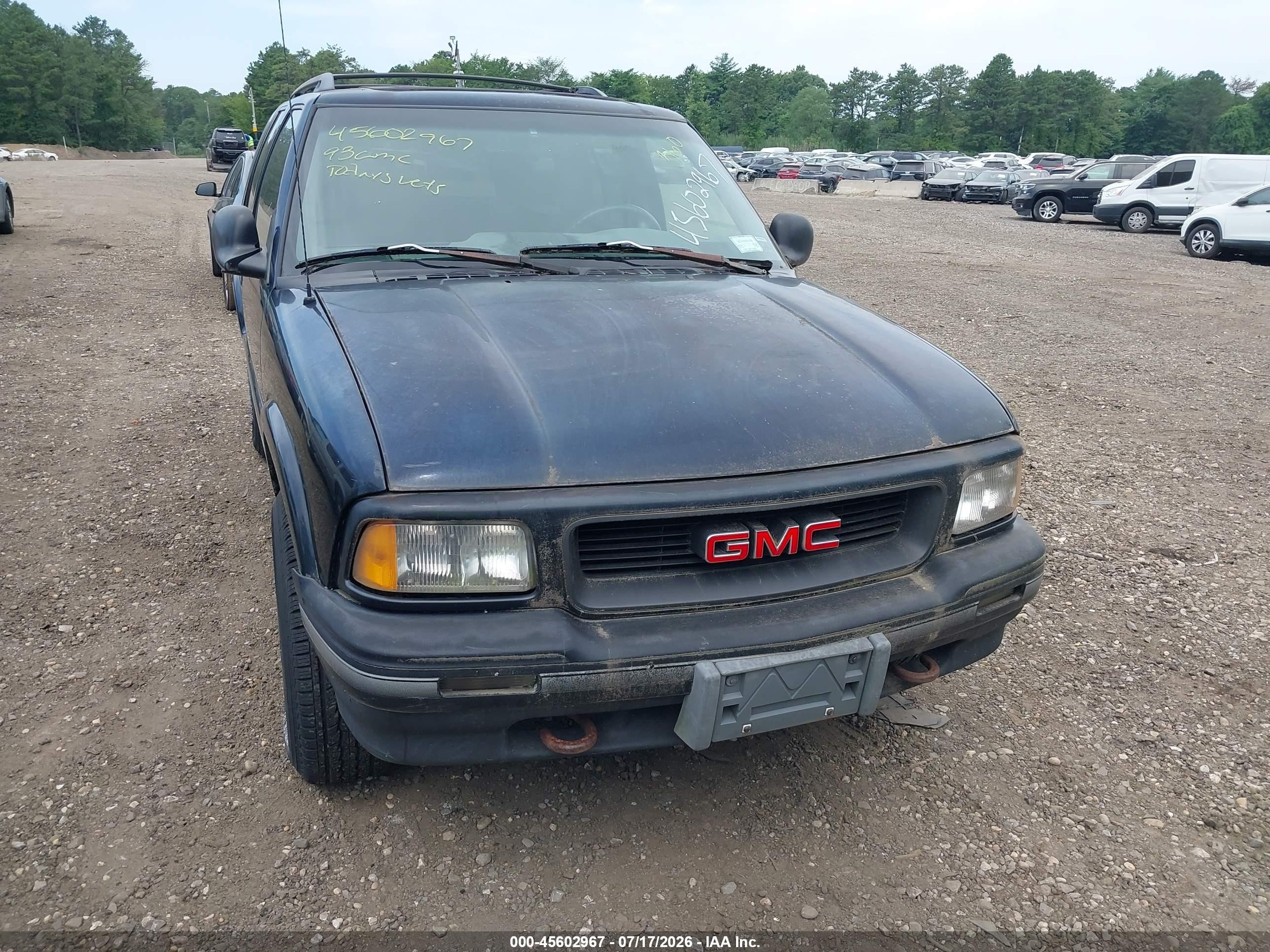1997 Gmc Jimmy Sls Black vin: 1GKDT13W6V2502283