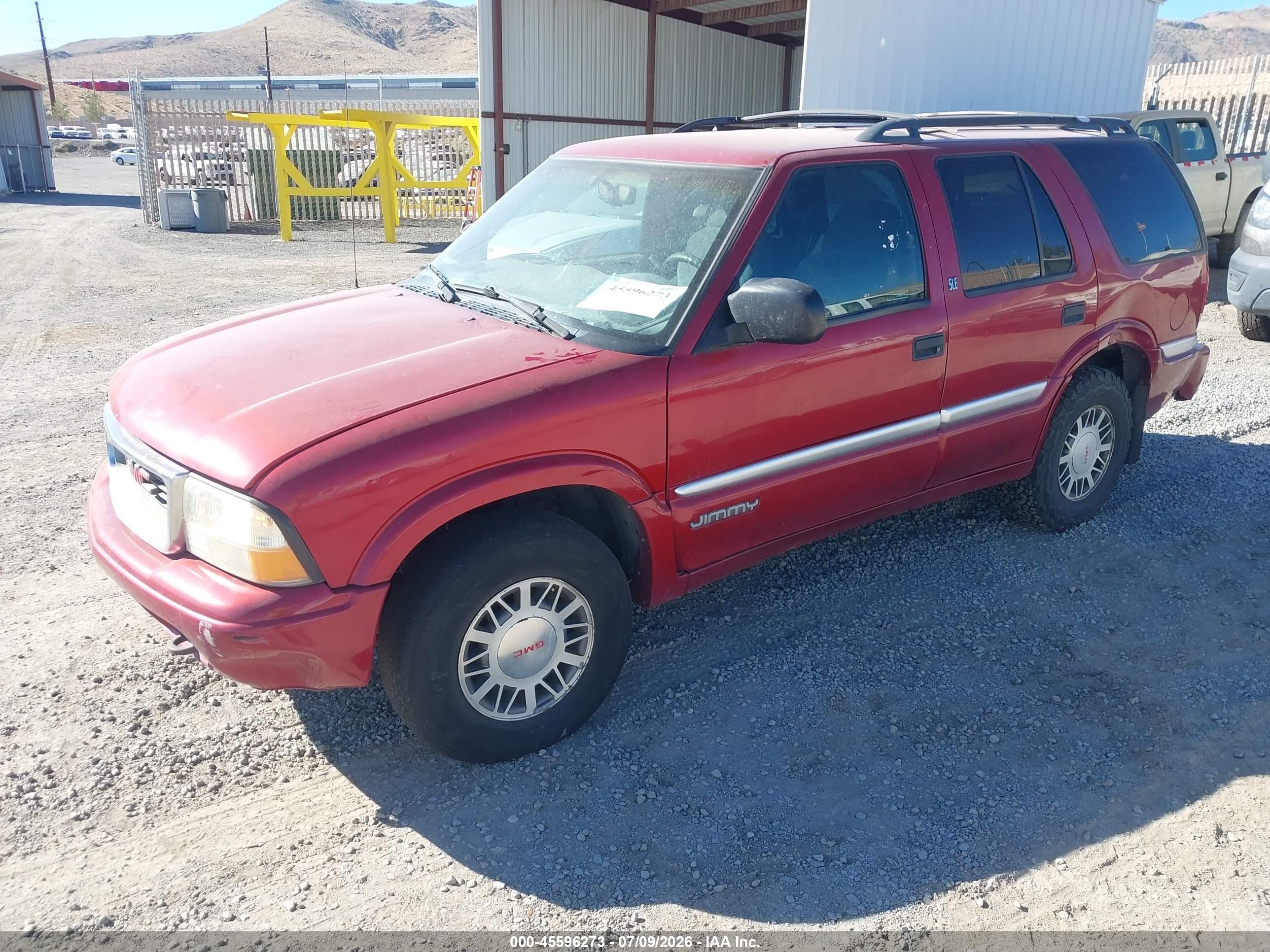 1999 Gmc Jimmy Sle Темно-бордовый vin: 1GKDT13W6X2551857