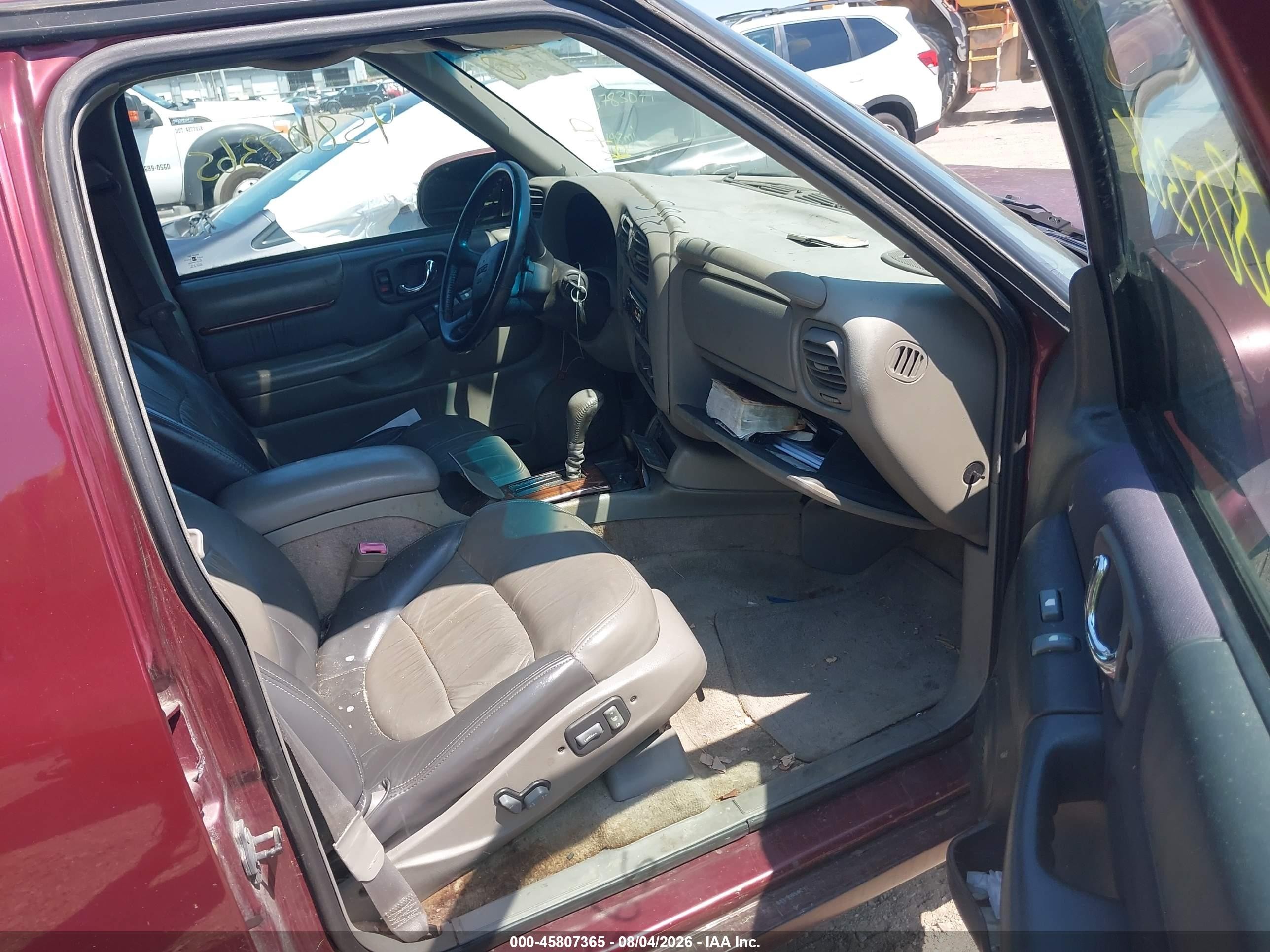 2000 Gmc Jimmy Slt Burgundy vin: 1GKDT13W7Y2323366