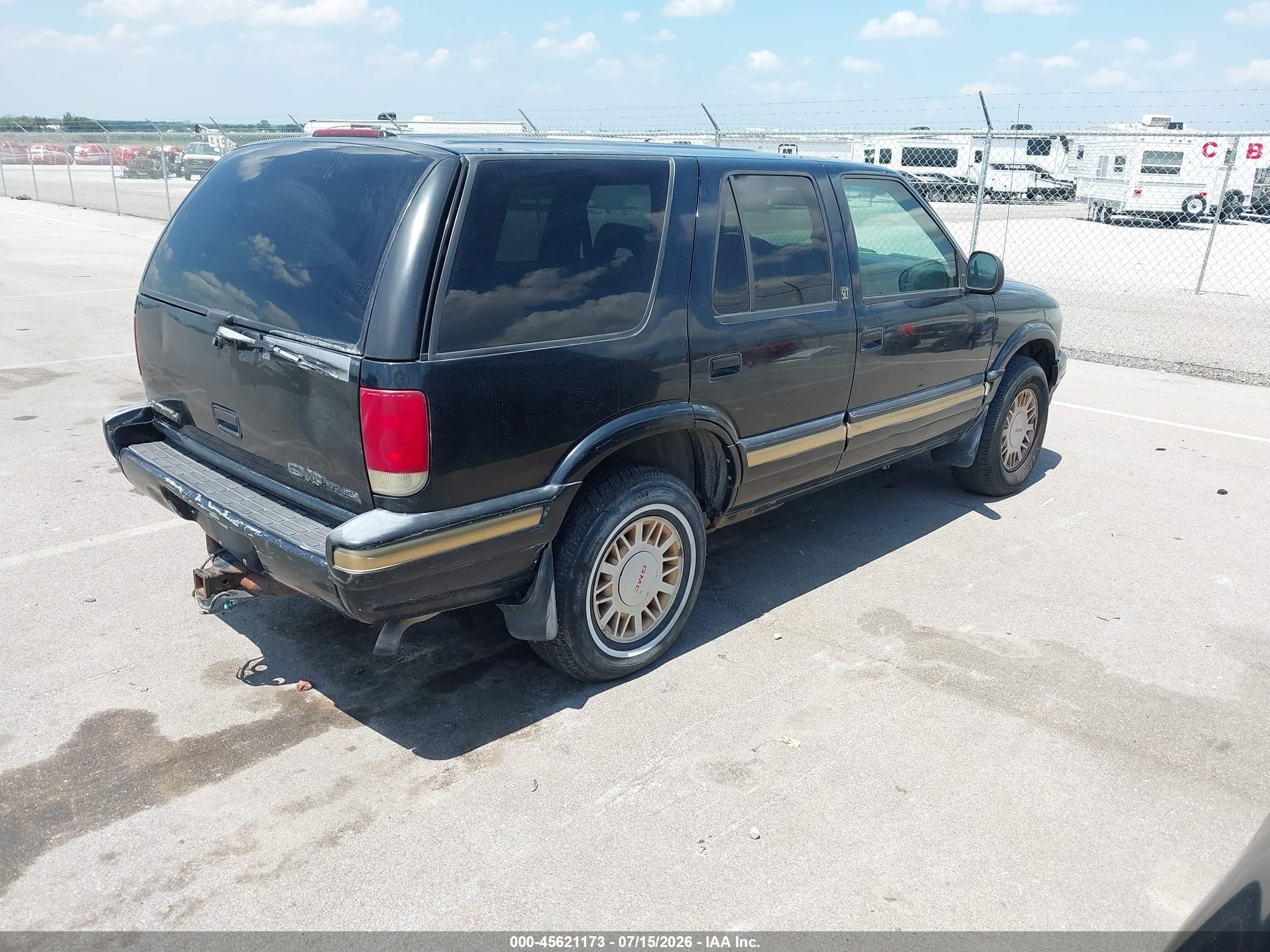 1997 Gmc Jimmy Slt Черный vin: 1GKDT13W8V2524284
