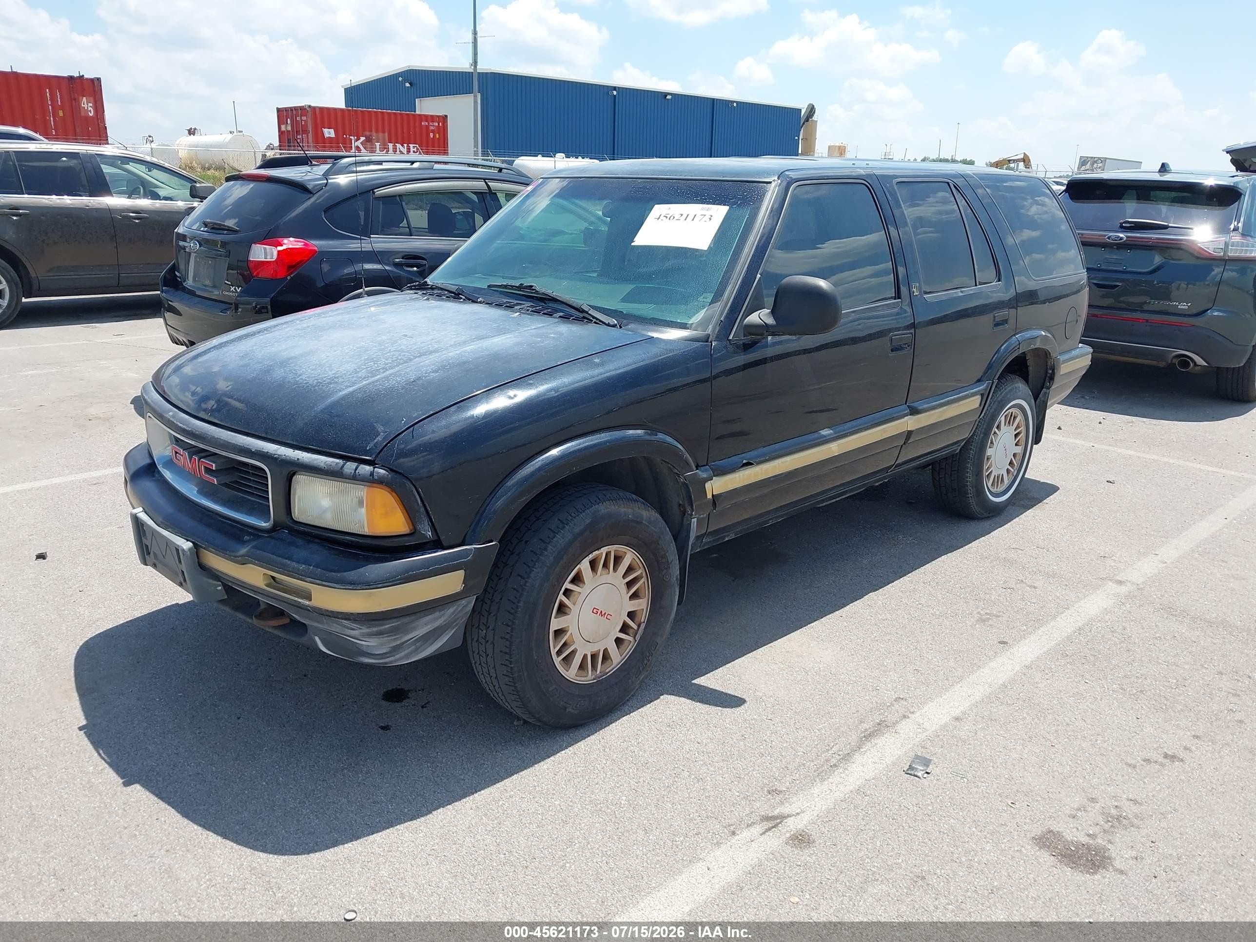 1997 Gmc Jimmy Slt Черный vin: 1GKDT13W8V2524284