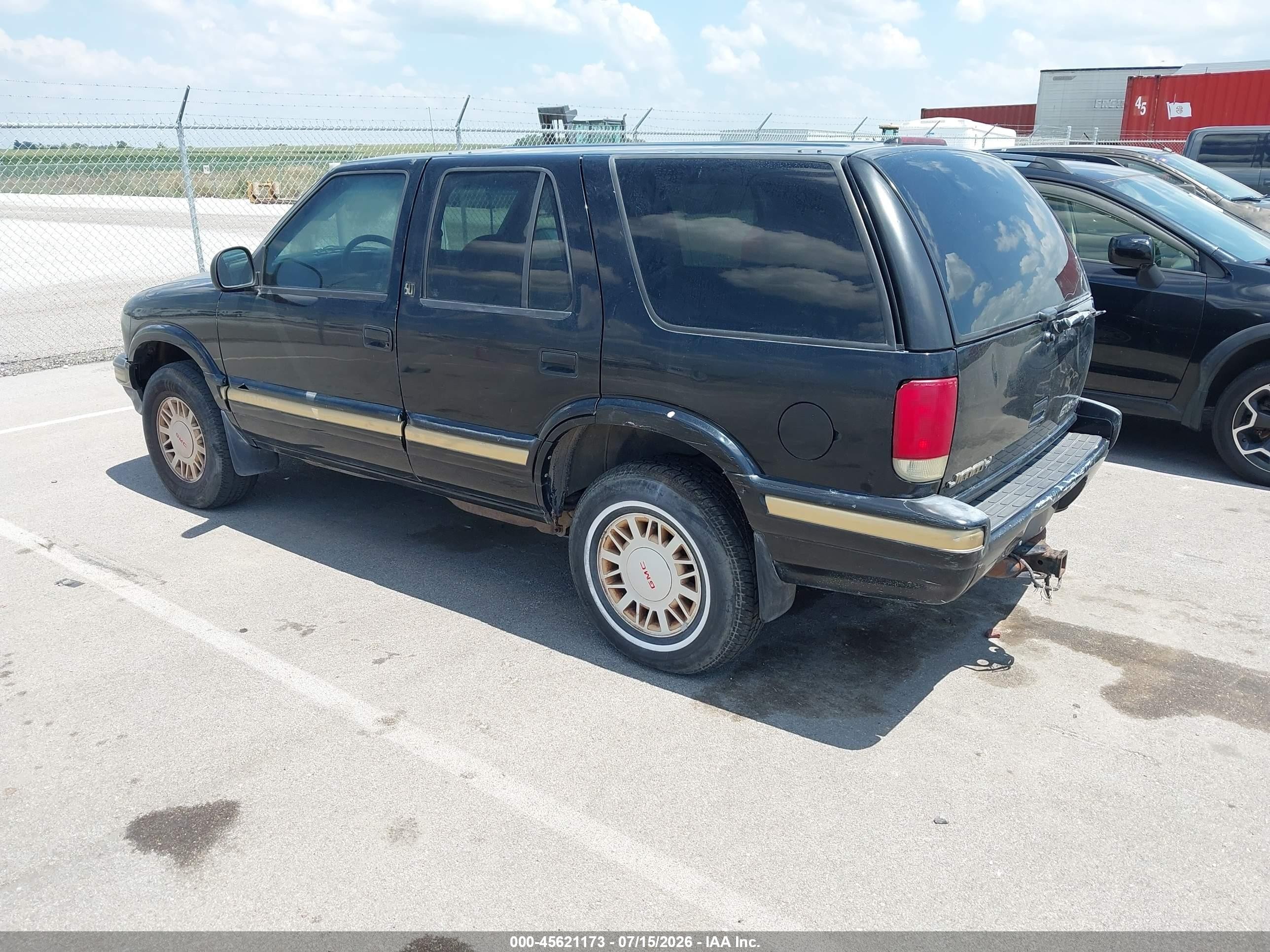 1997 Gmc Jimmy Slt Черный vin: 1GKDT13W8V2524284
