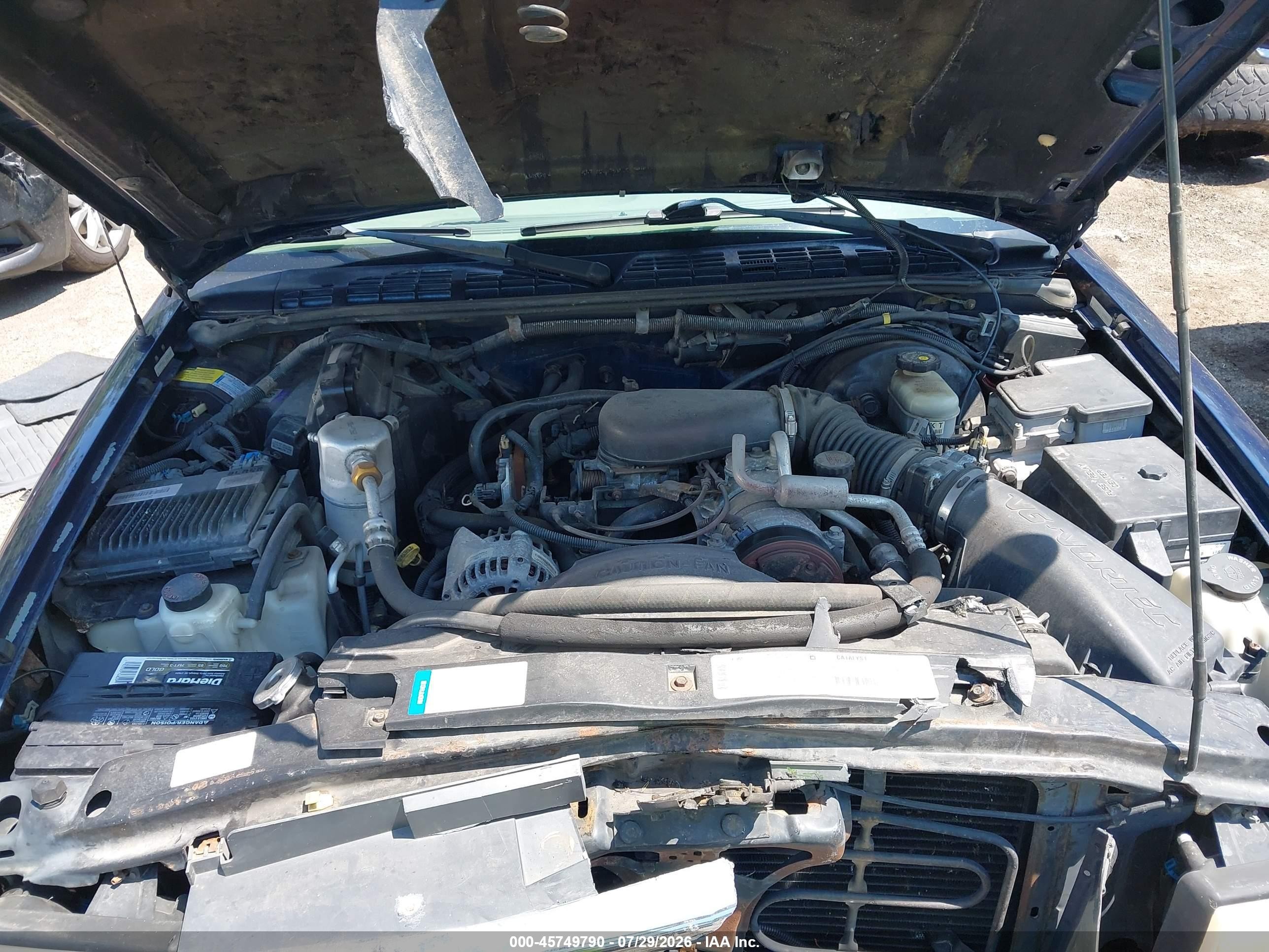 1998 Gmc Jimmy Slt Blue vin: 1GKDT13W8W2545475