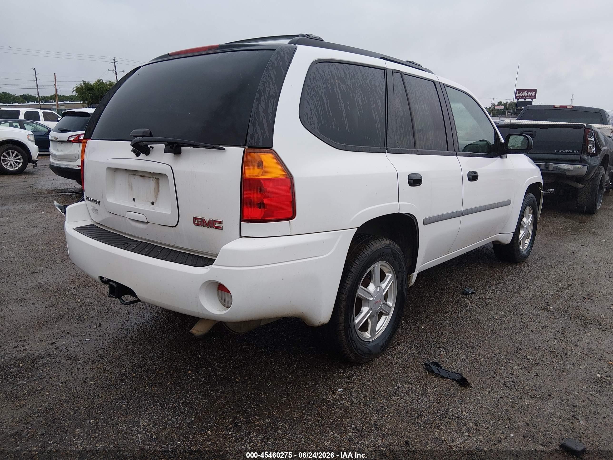 2009 Gmc Envoy Sle White vin: 1GKDT33SX92106355