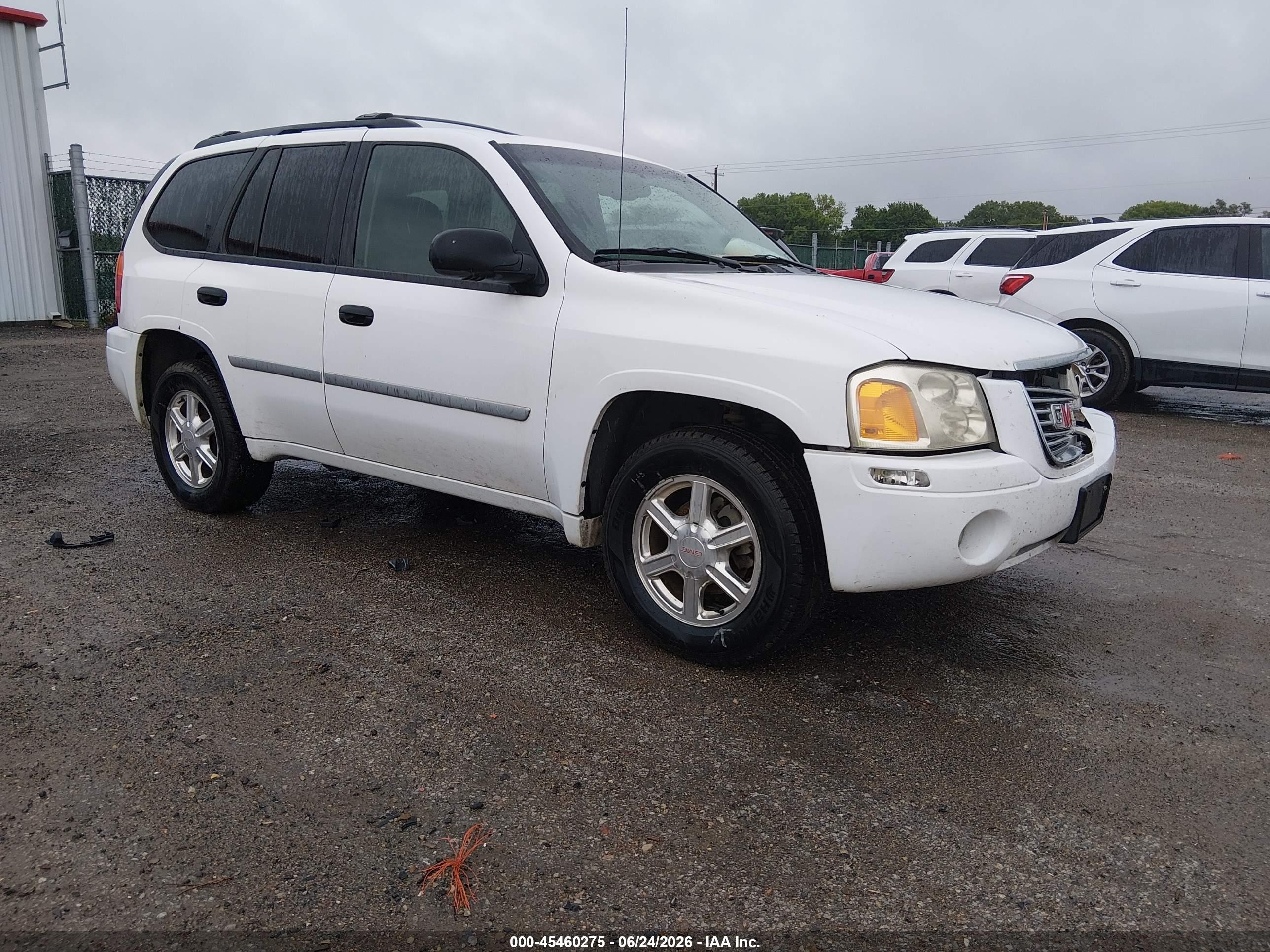 2009 Gmc Envoy Sle White vin: 1GKDT33SX92106355