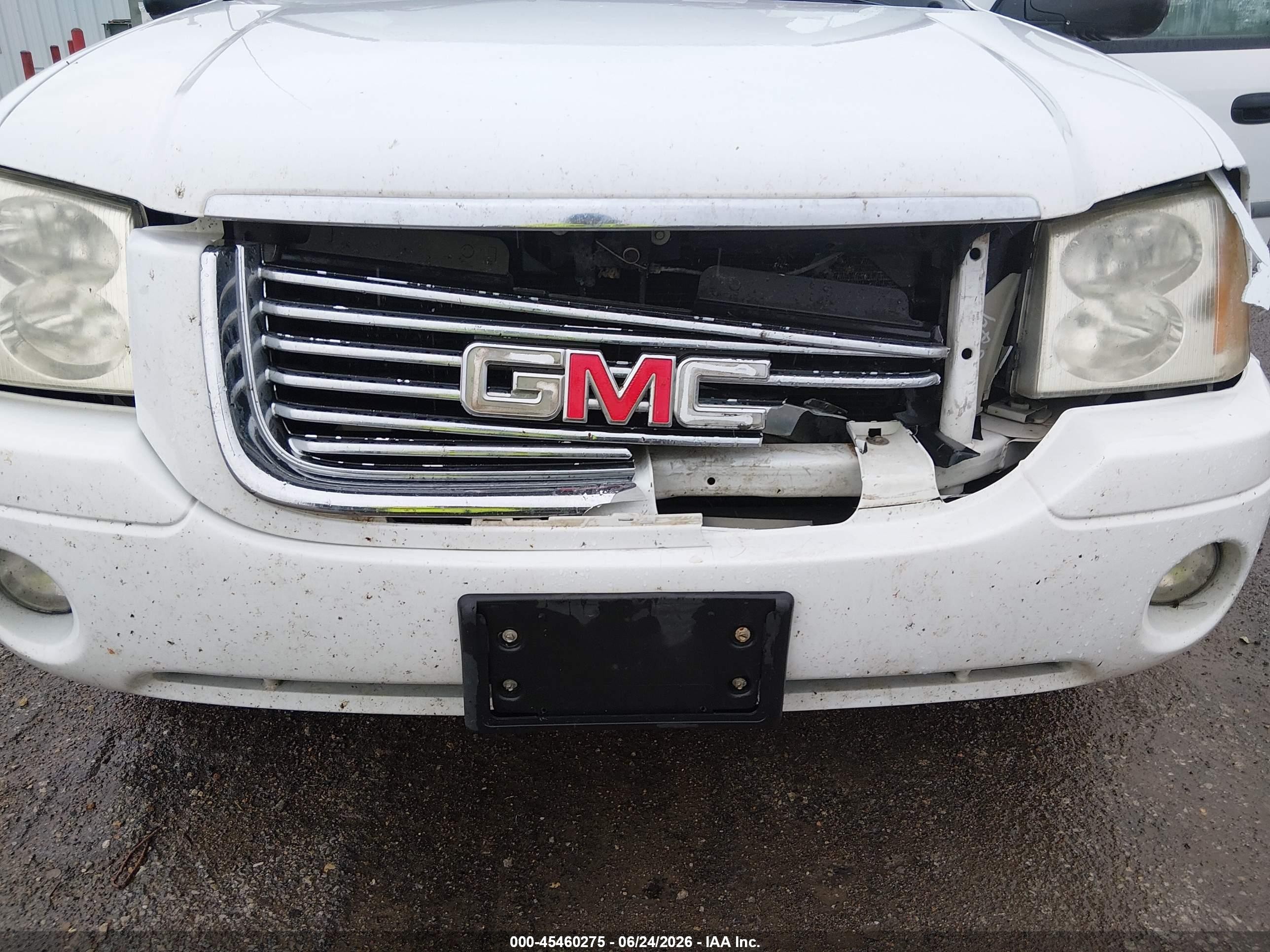 2009 Gmc Envoy Sle White vin: 1GKDT33SX92106355