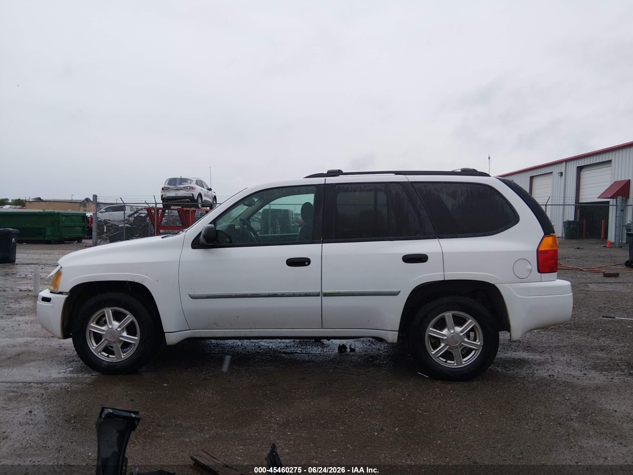 2009 Gmc Envoy Sle White vin: 1GKDT33SX92106355