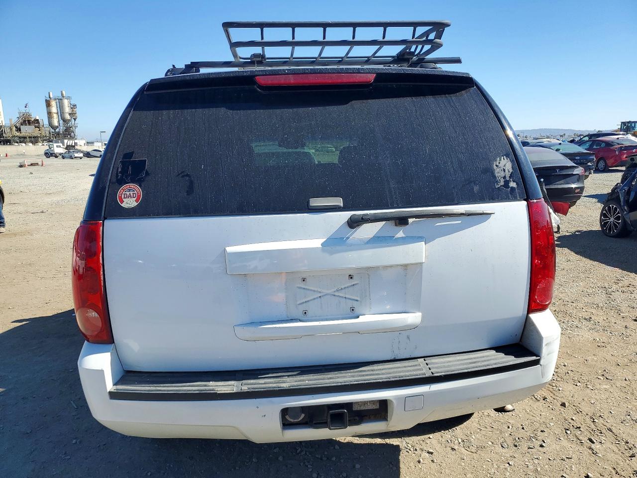 2007 Gmc Yukon White vin: 1GKEC13J87R117228
