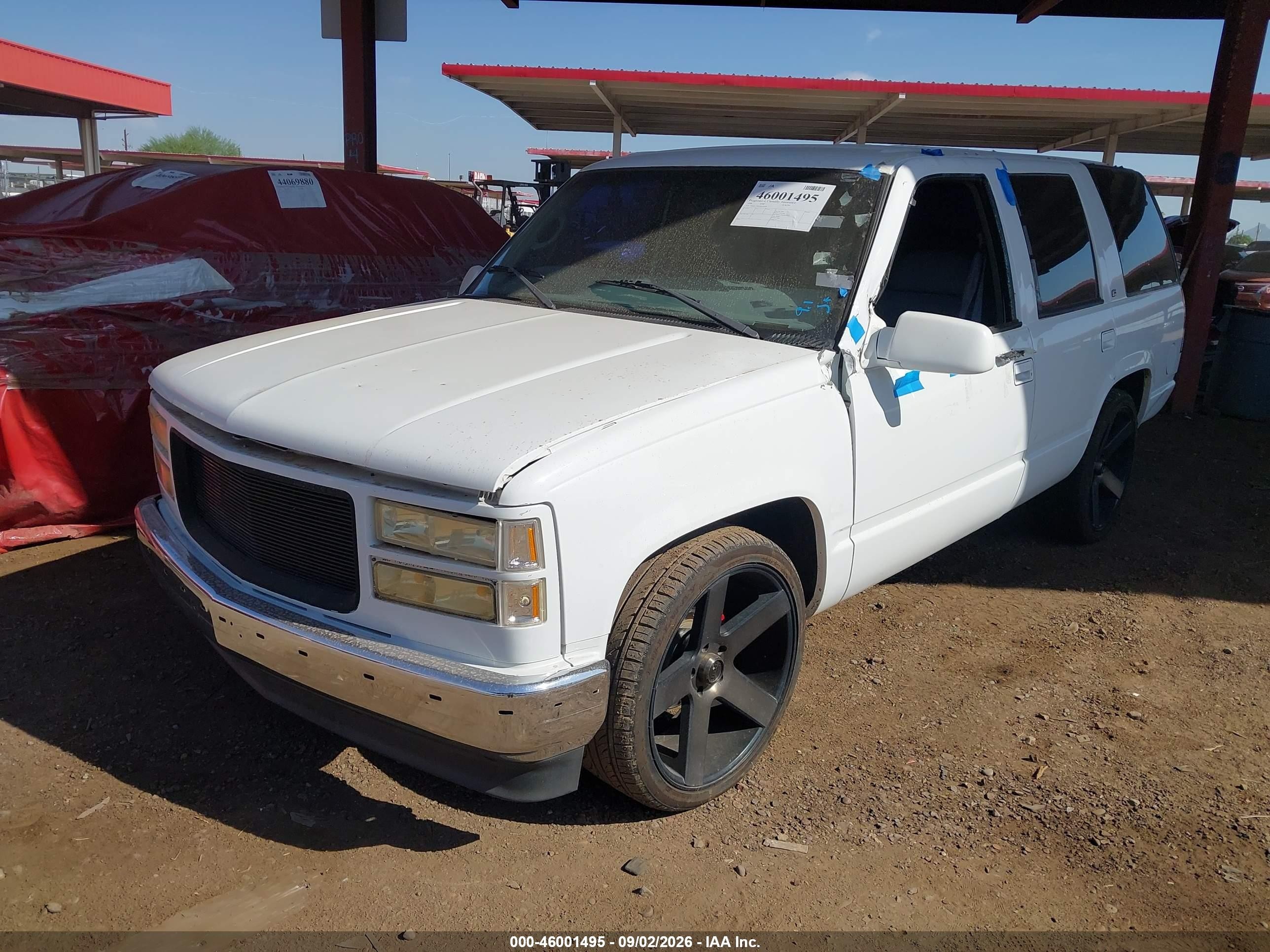 1998 Gmc Yukon Slt White vin: 1GKEC13R6WR514148