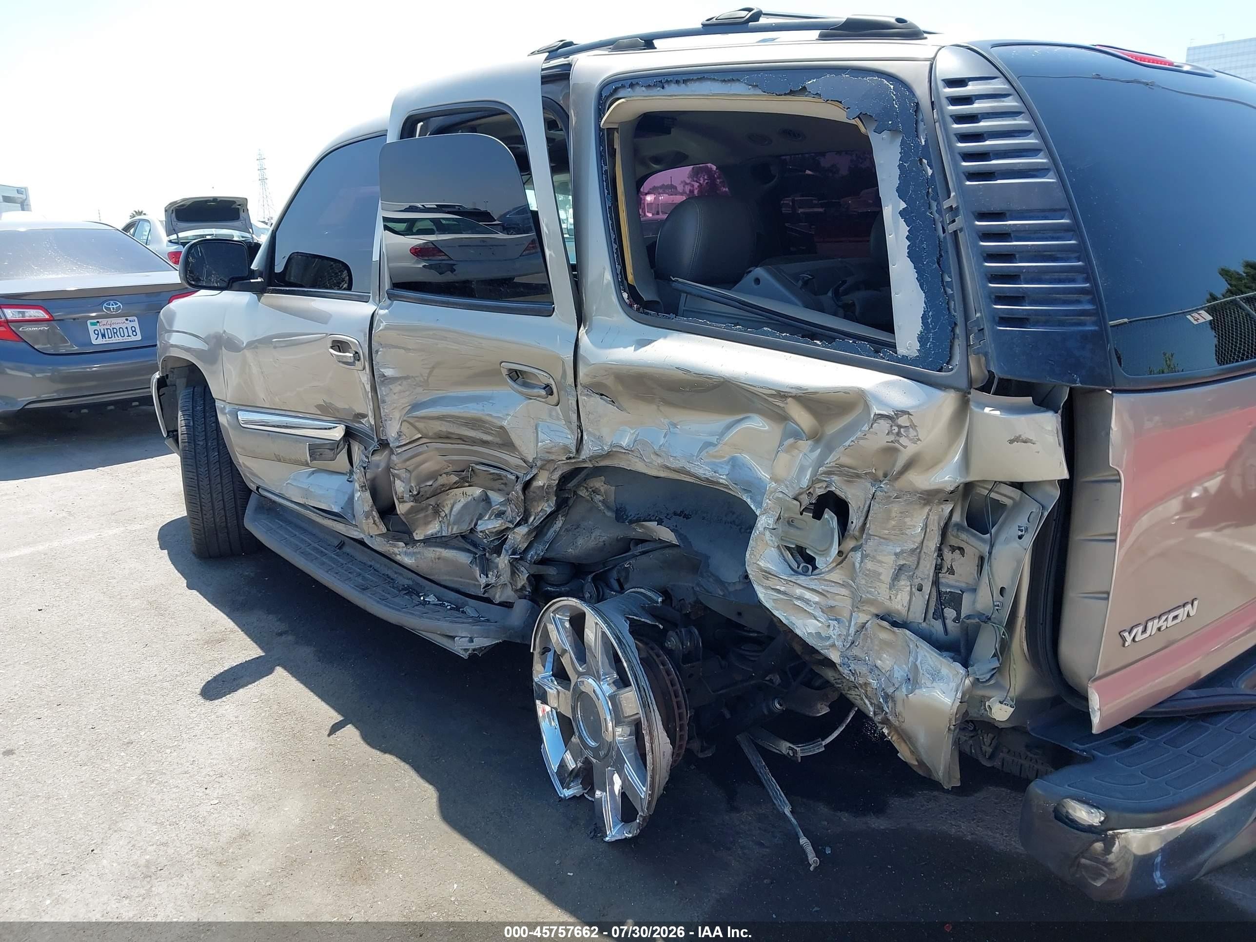 2003 Gmc Yukon Slt Beige vin: 1GKEC13T03R270472