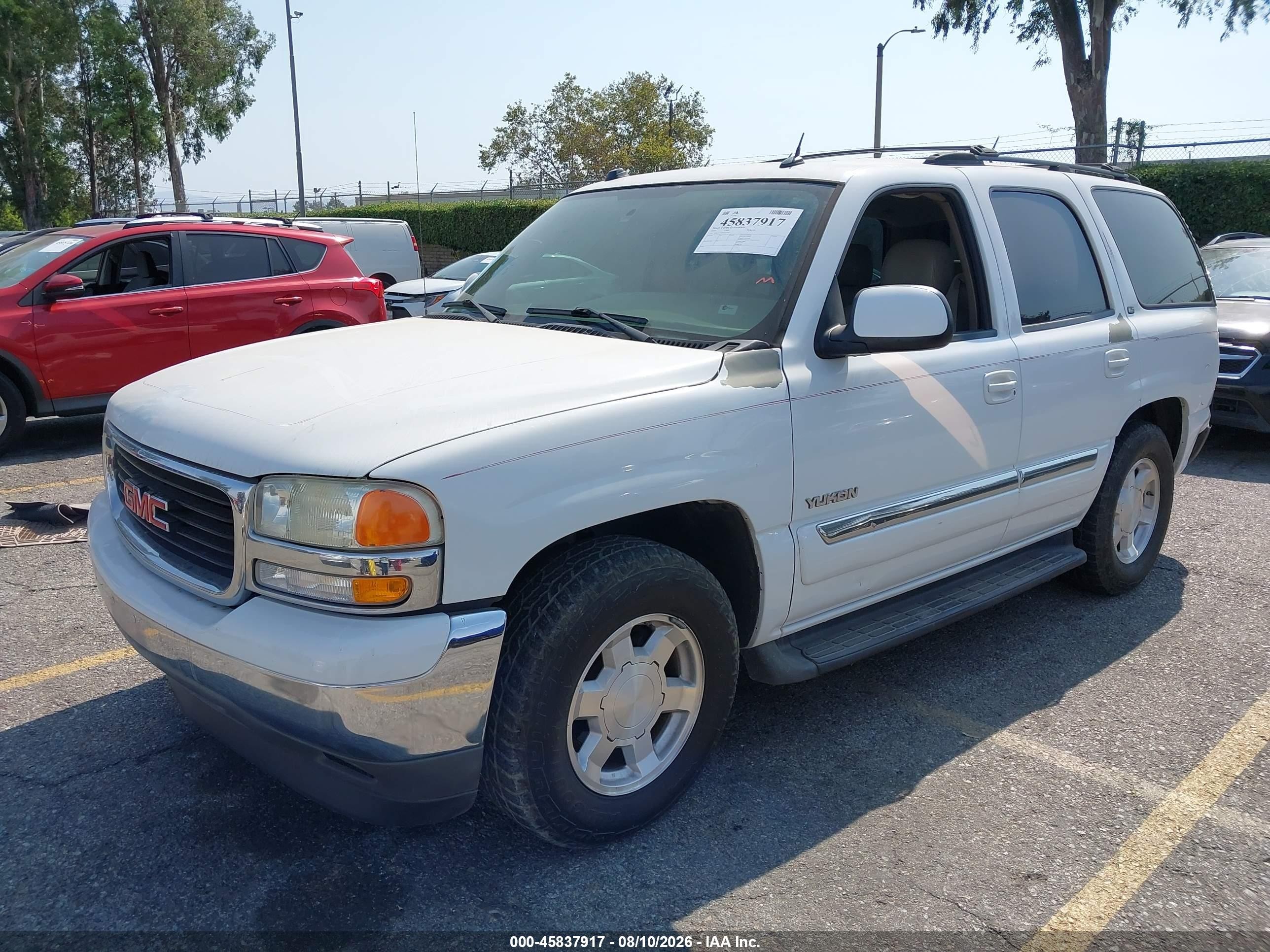 2005 Gmc Yukon Slt White vin: 1GKEC13T05J154447
