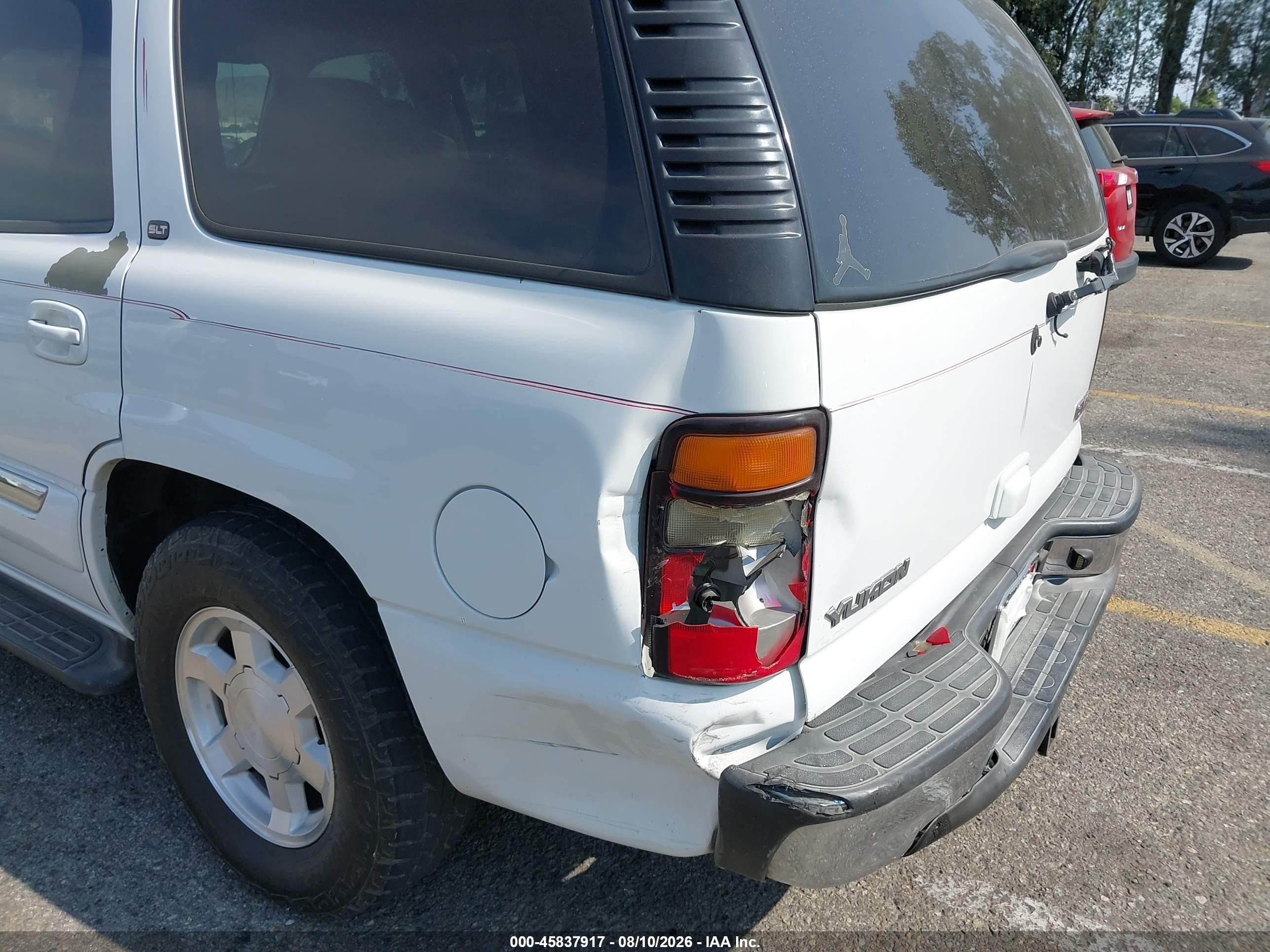 2005 Gmc Yukon Slt White vin: 1GKEC13T05J154447
