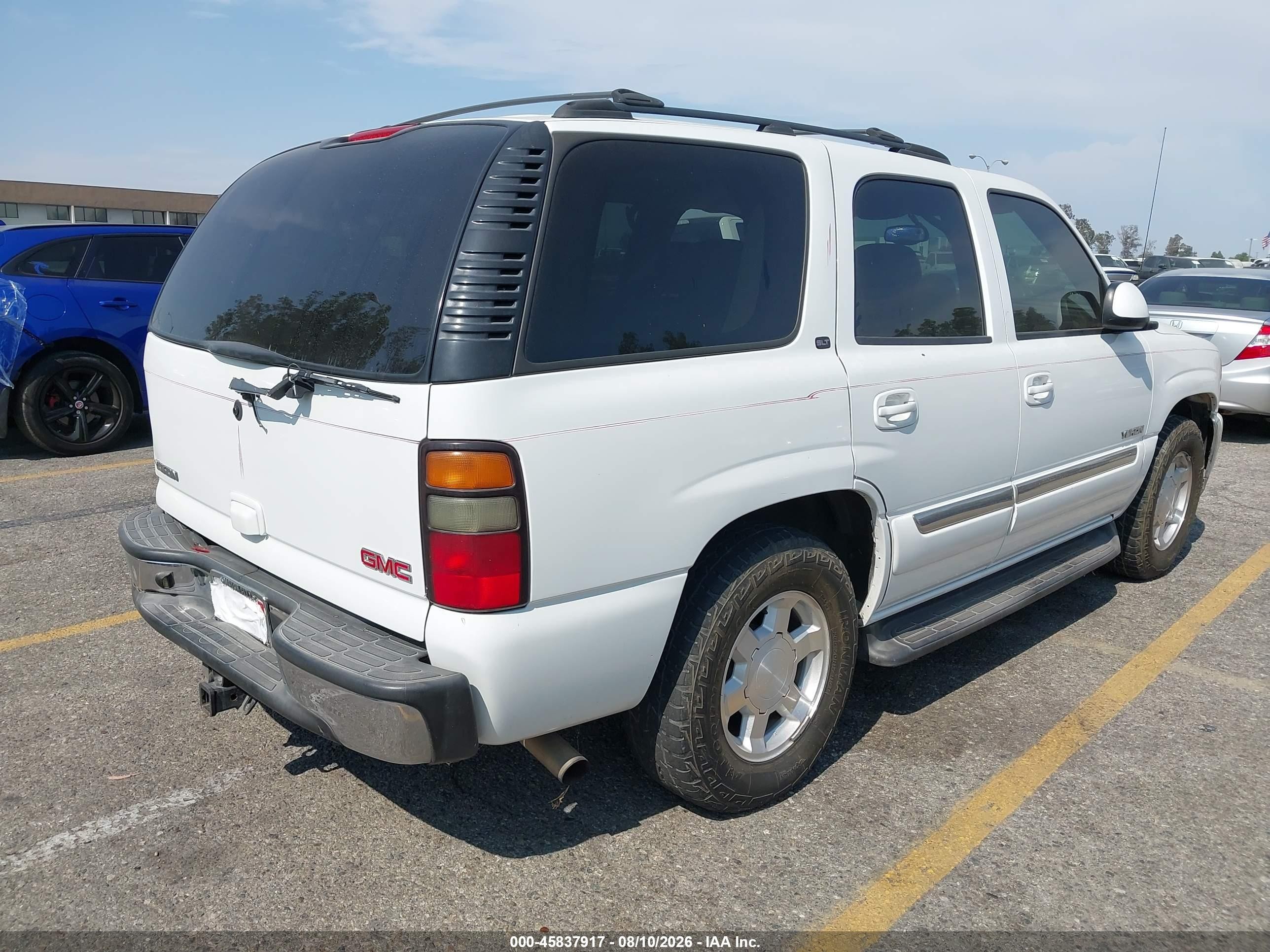 2005 Gmc Yukon Slt White vin: 1GKEC13T05J154447