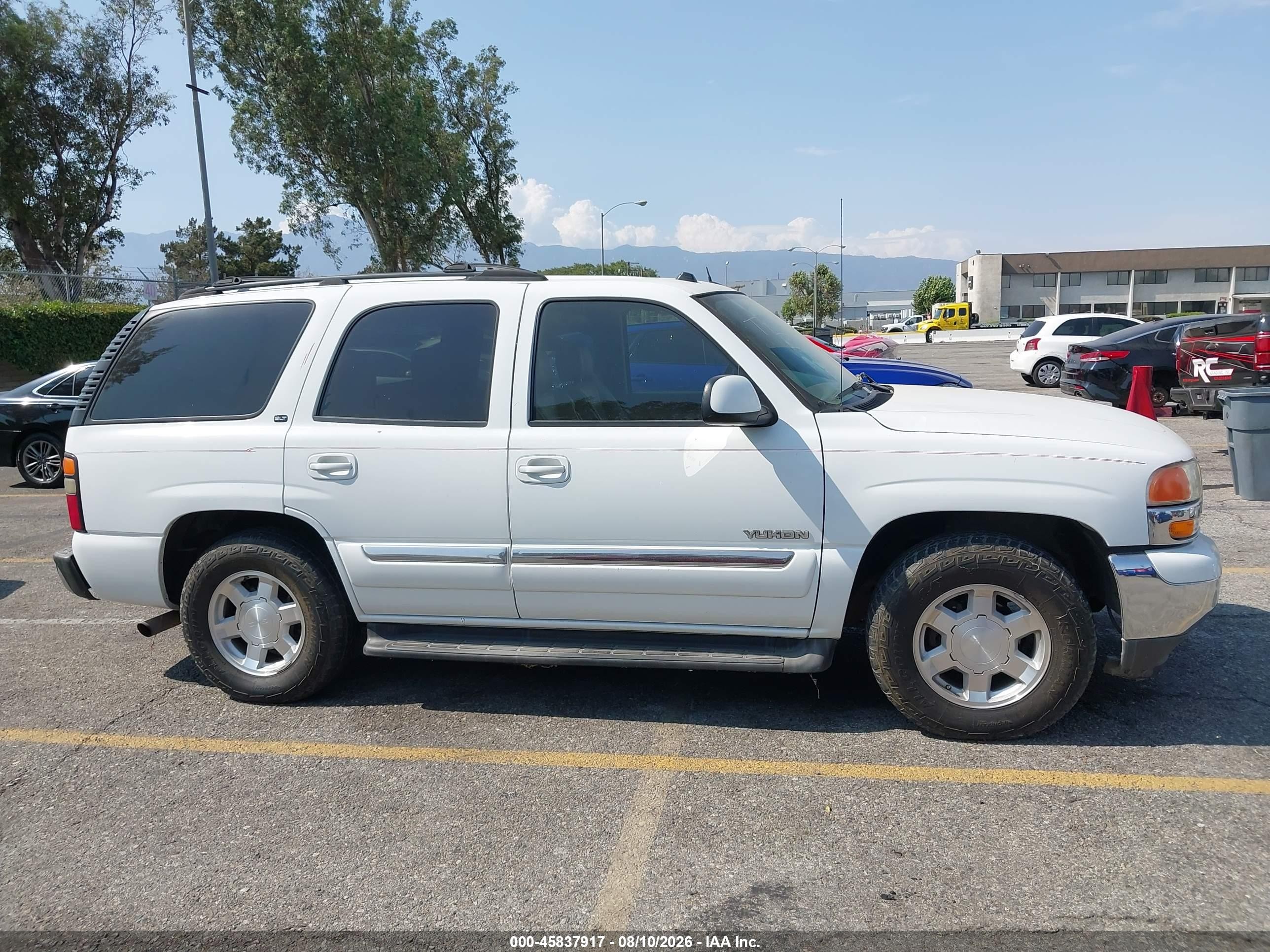 2005 Gmc Yukon Slt White vin: 1GKEC13T05J154447