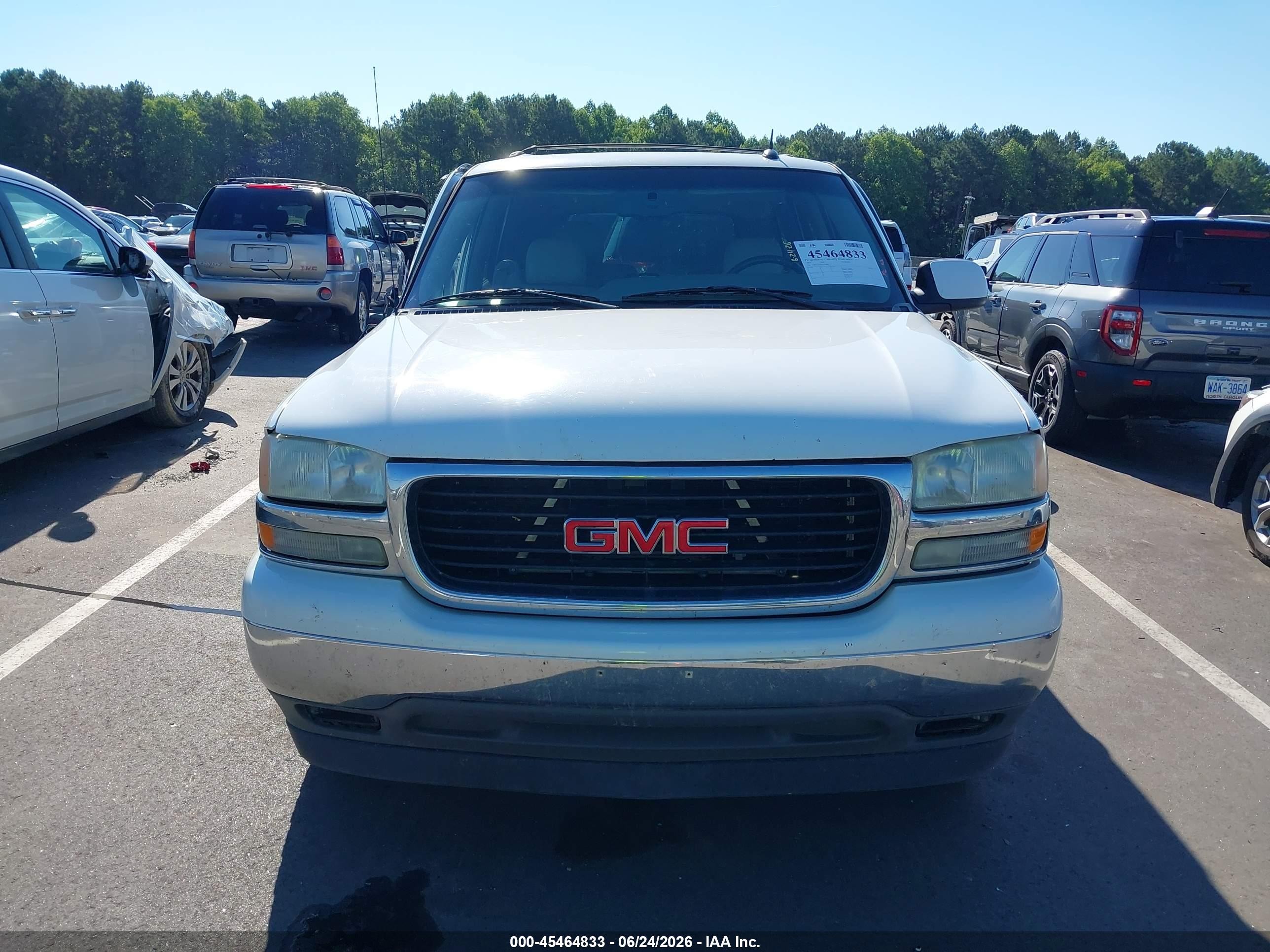 2005 Gmc Yukon Slt White vin: 1GKEC13T05R123586