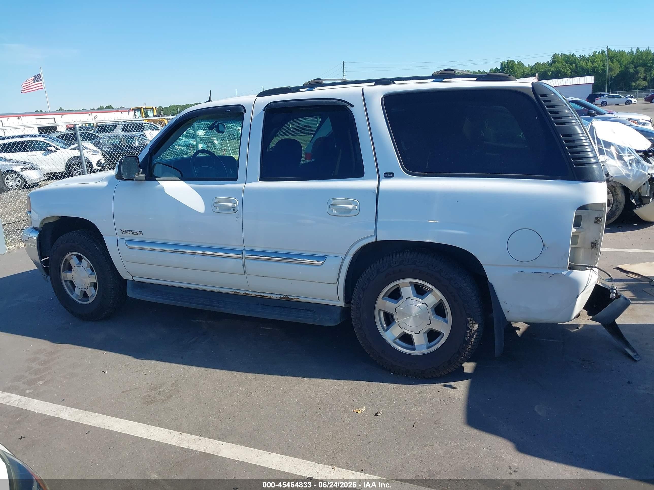 2005 Gmc Yukon Slt White vin: 1GKEC13T05R123586