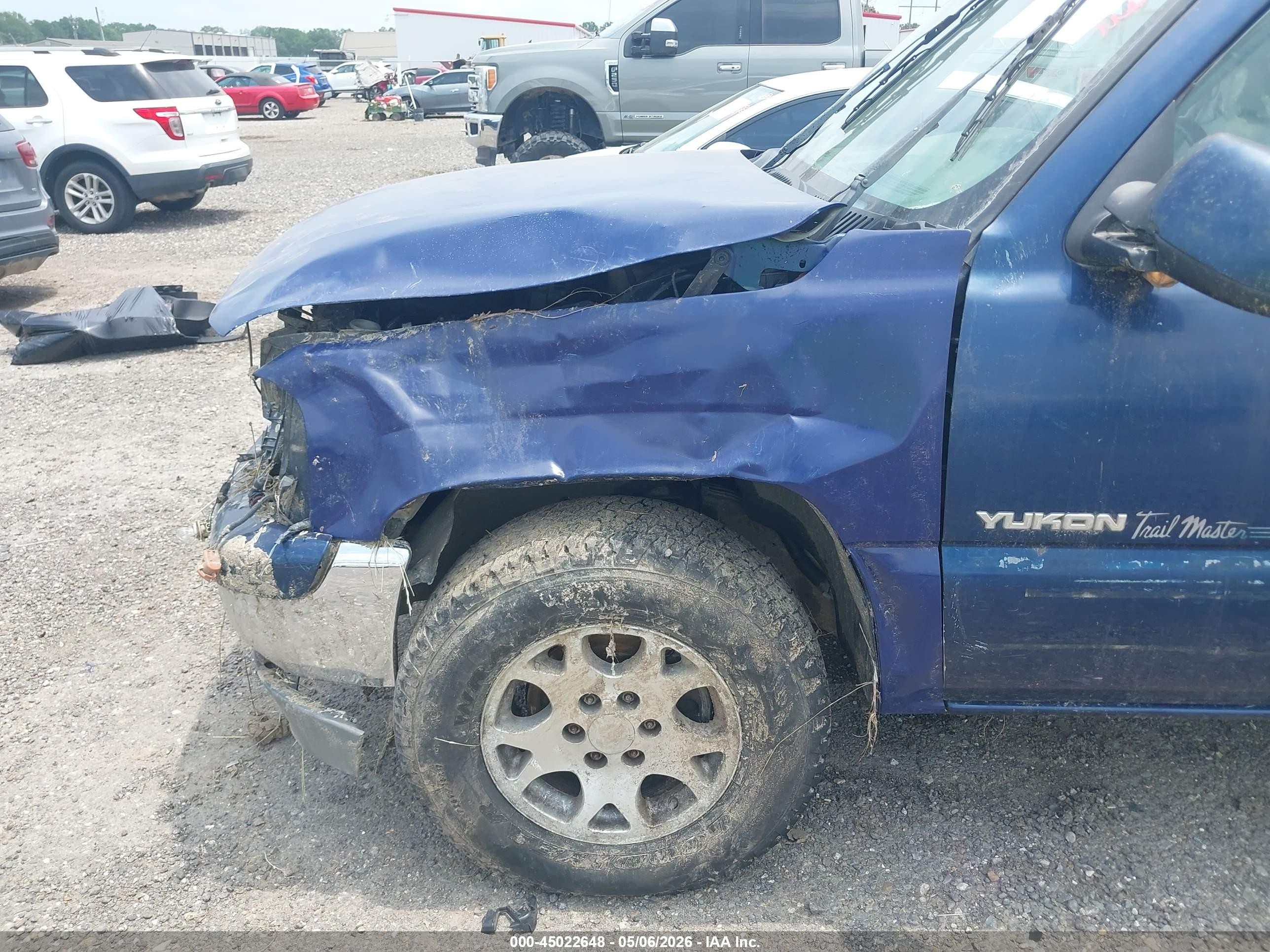 2001 Gmc Yukon Slt Blue vin: 1GKEC13T11J185670