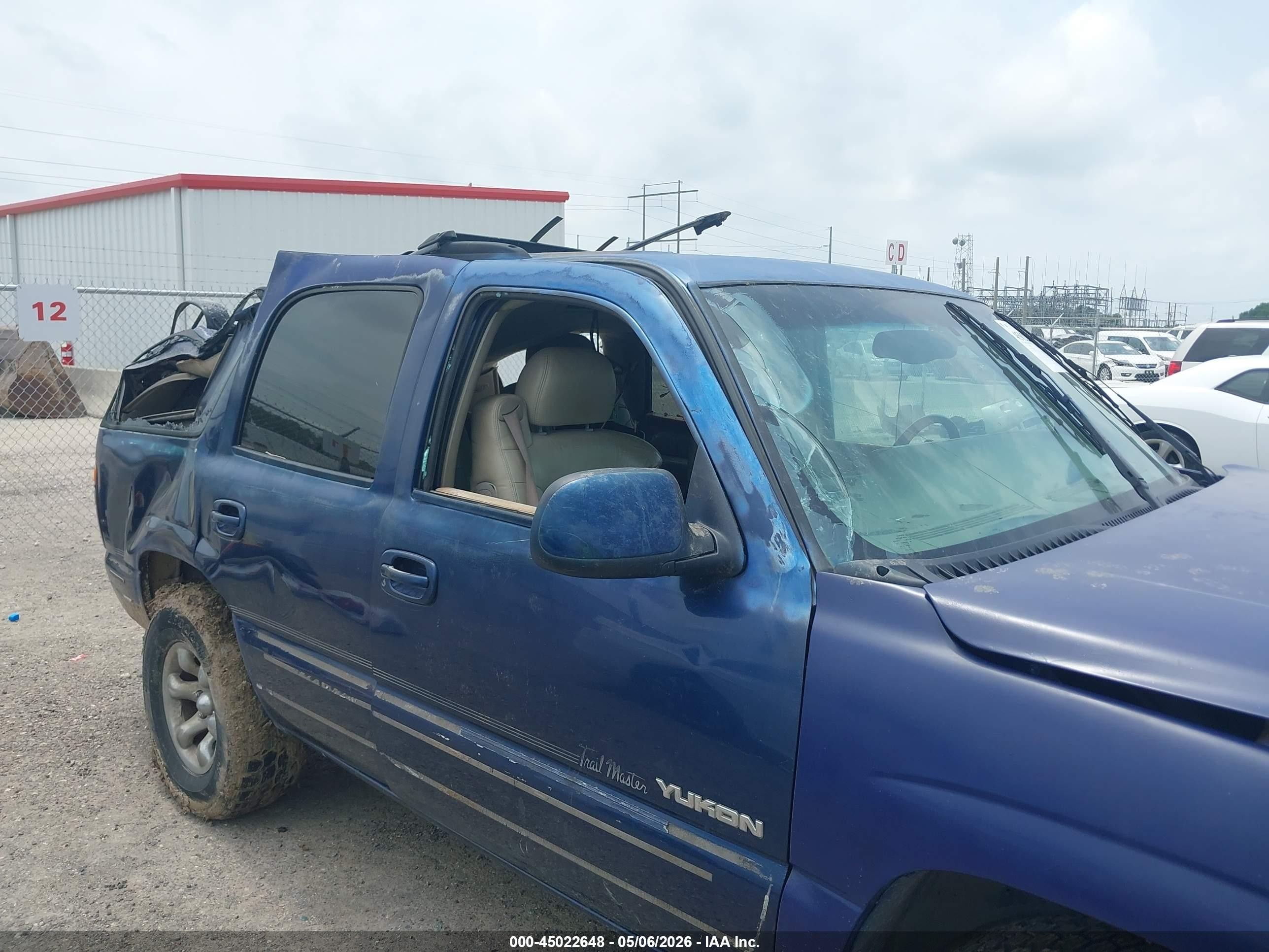 2001 Gmc Yukon Slt Blue vin: 1GKEC13T11J185670