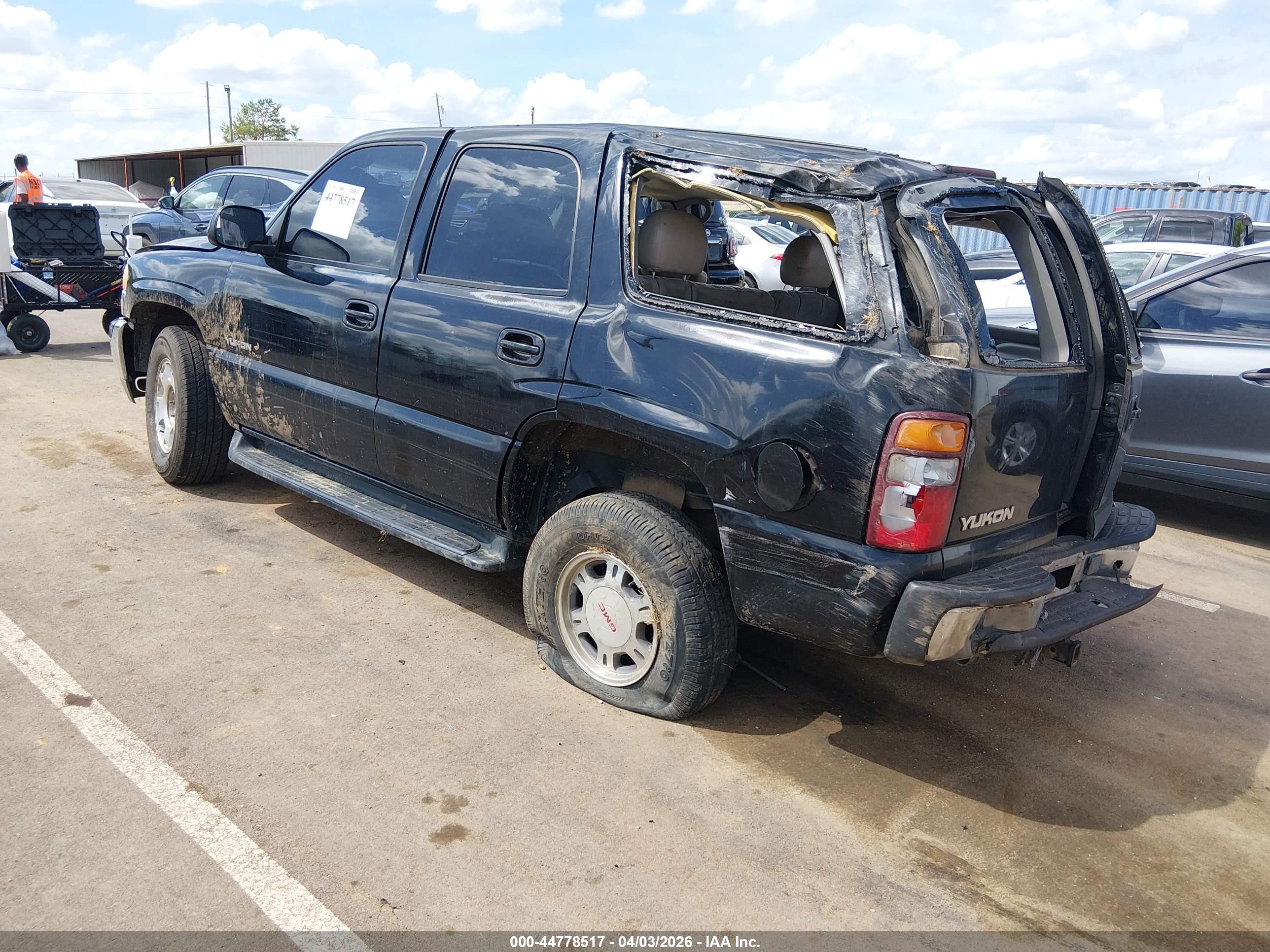 2001 Gmc Yukon Slt Black vin: 1GKEC13T11J214004