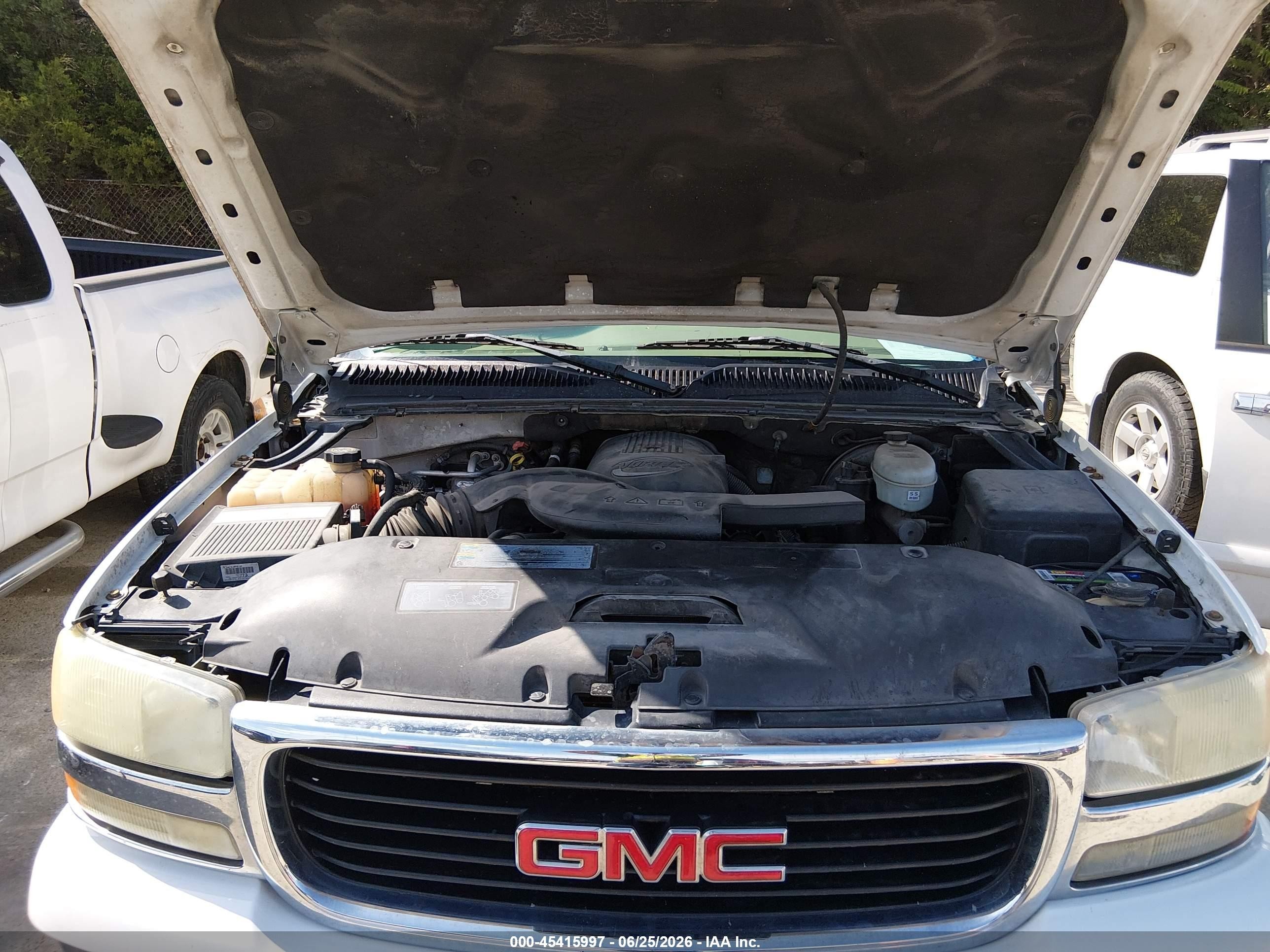 2003 Gmc Yukon Sle White vin: 1GKEC13T23J149392