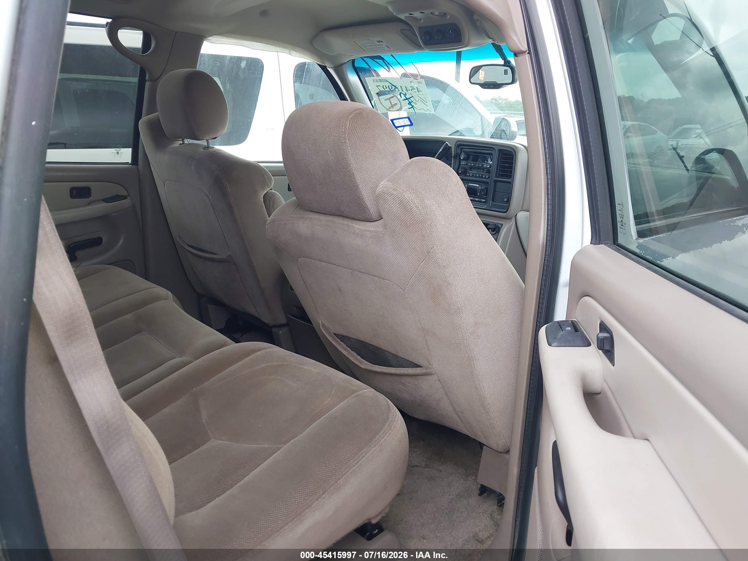 2003 Gmc Yukon Sle White vin: 1GKEC13T23J149392