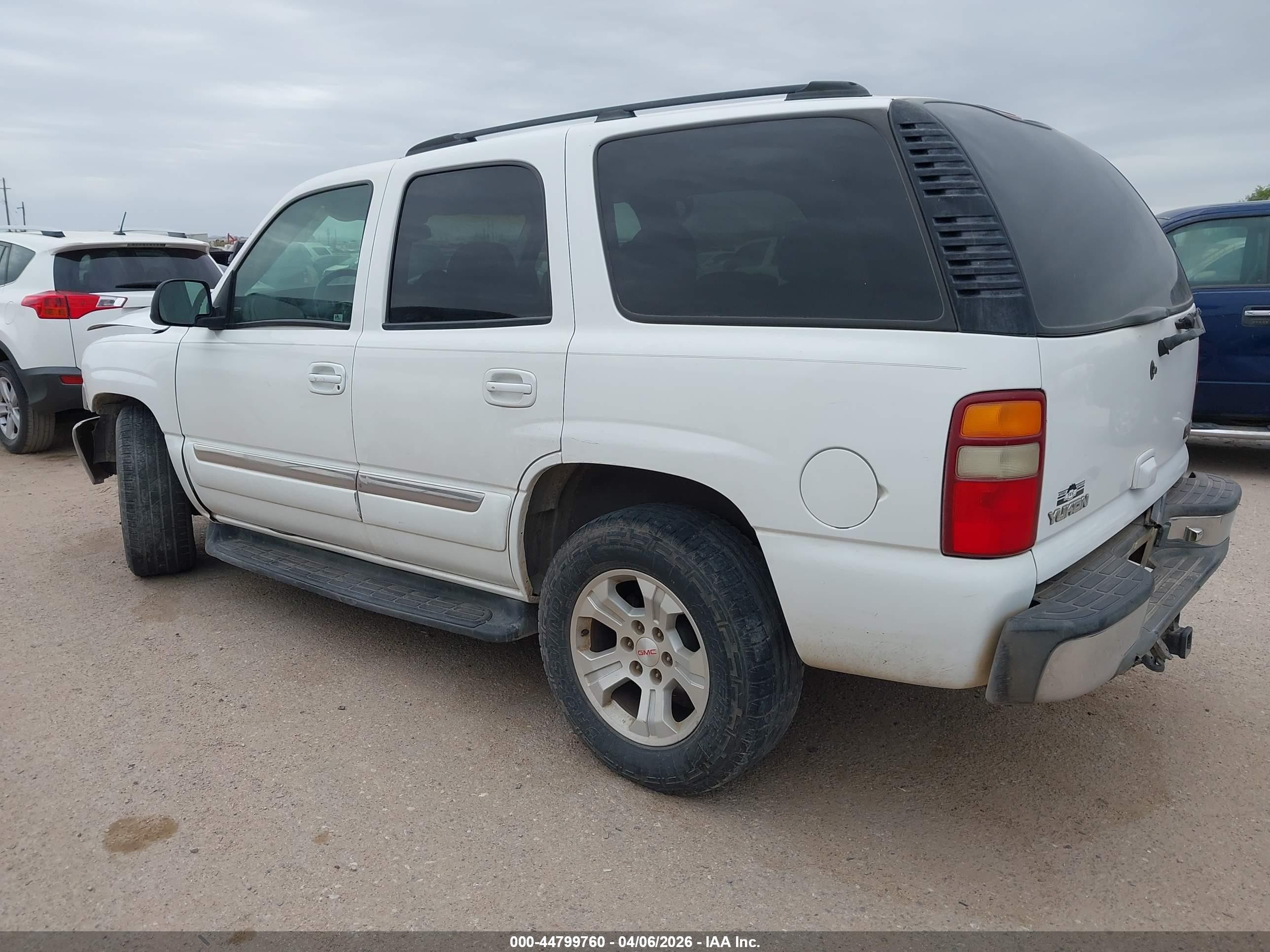 2003 Gmc Yukon Sle White vin: 1GKEC13T23R155629