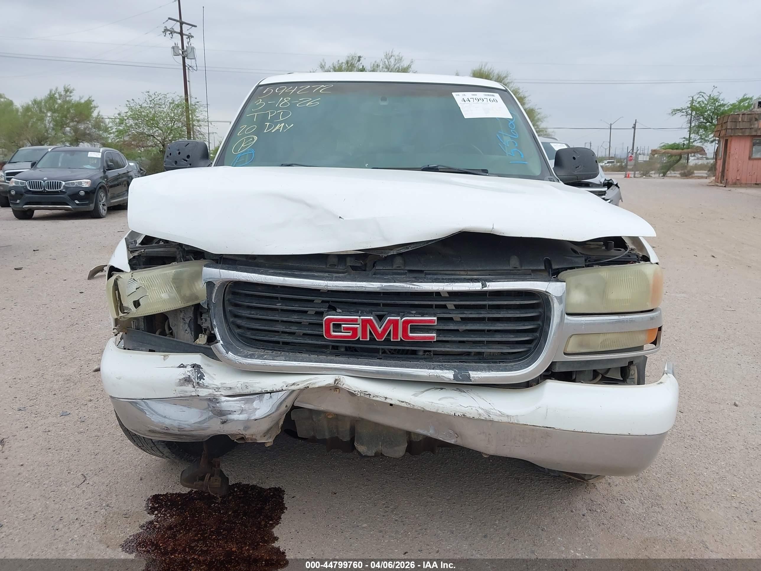 2003 Gmc Yukon Sle White vin: 1GKEC13T23R155629