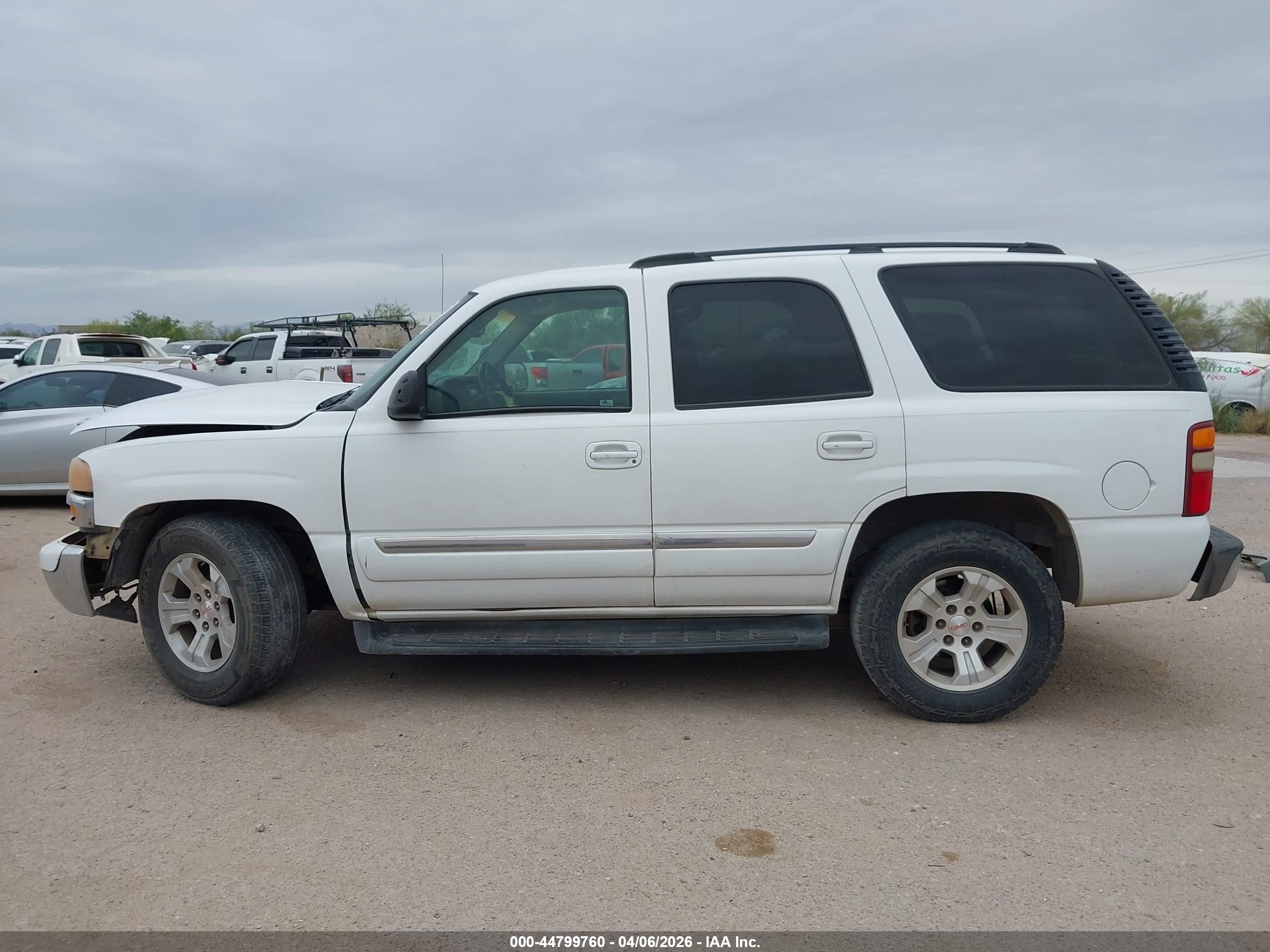2003 Gmc Yukon Sle White vin: 1GKEC13T23R155629