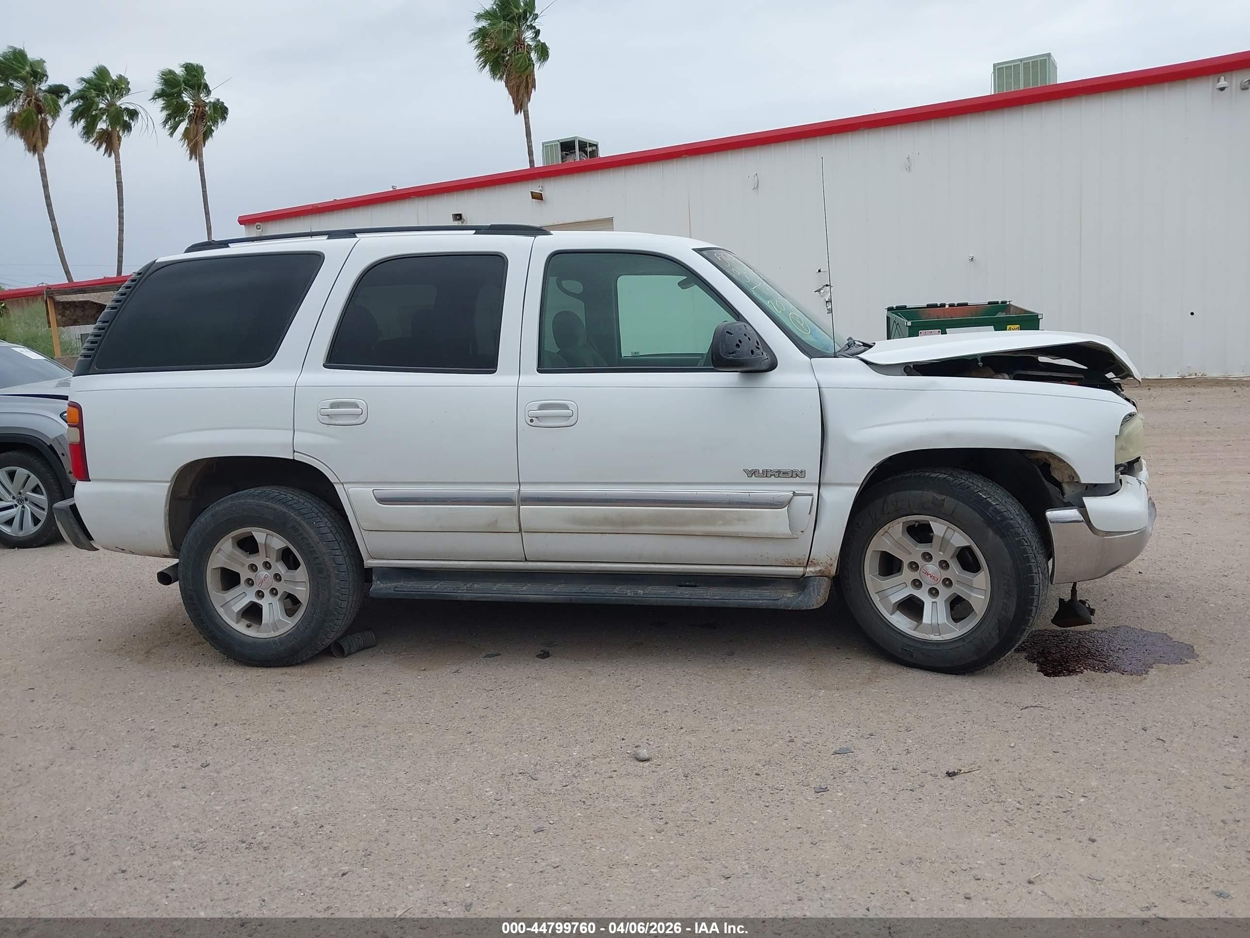 2003 Gmc Yukon Sle White vin: 1GKEC13T23R155629