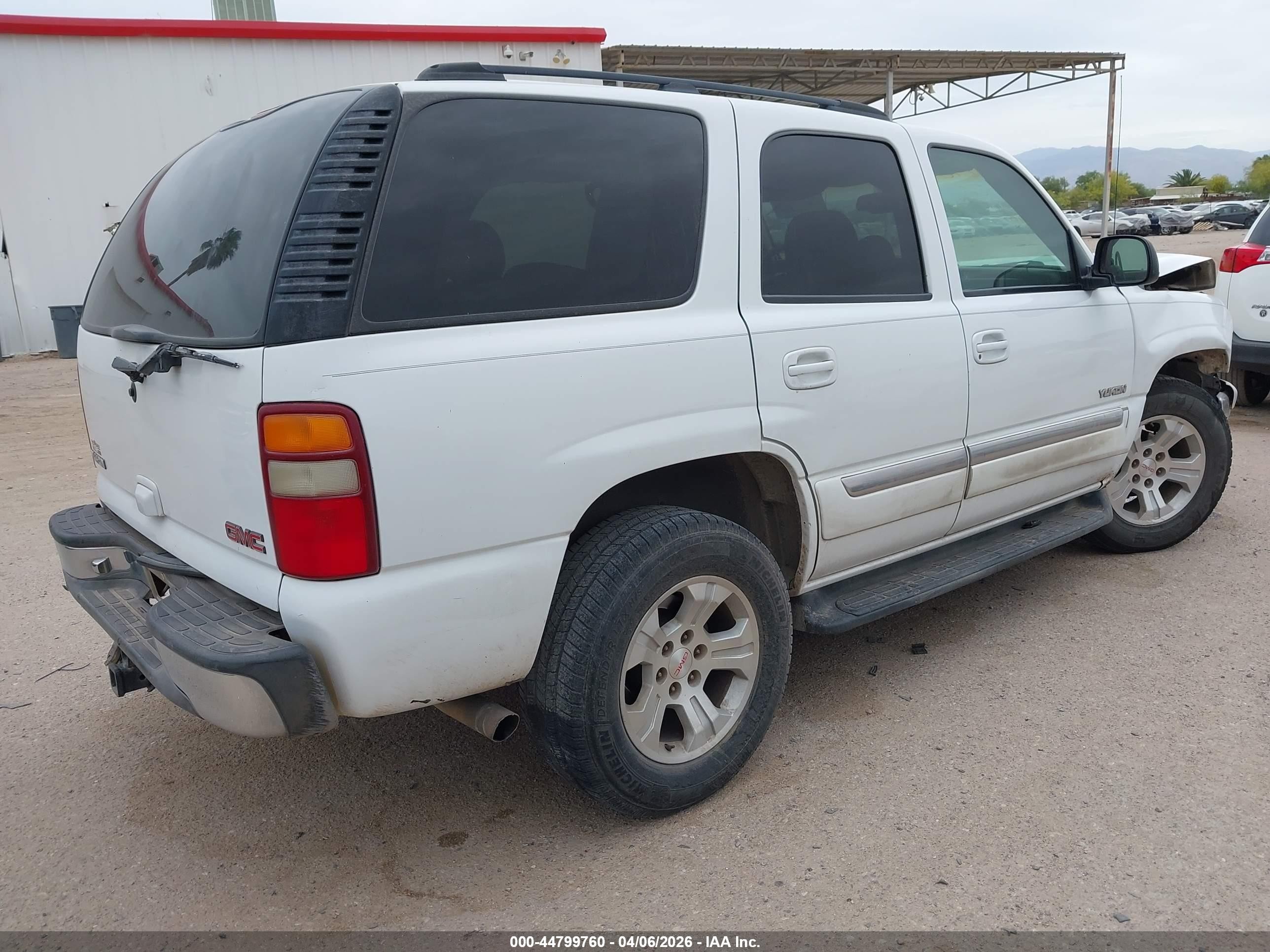 2003 Gmc Yukon Sle White vin: 1GKEC13T23R155629