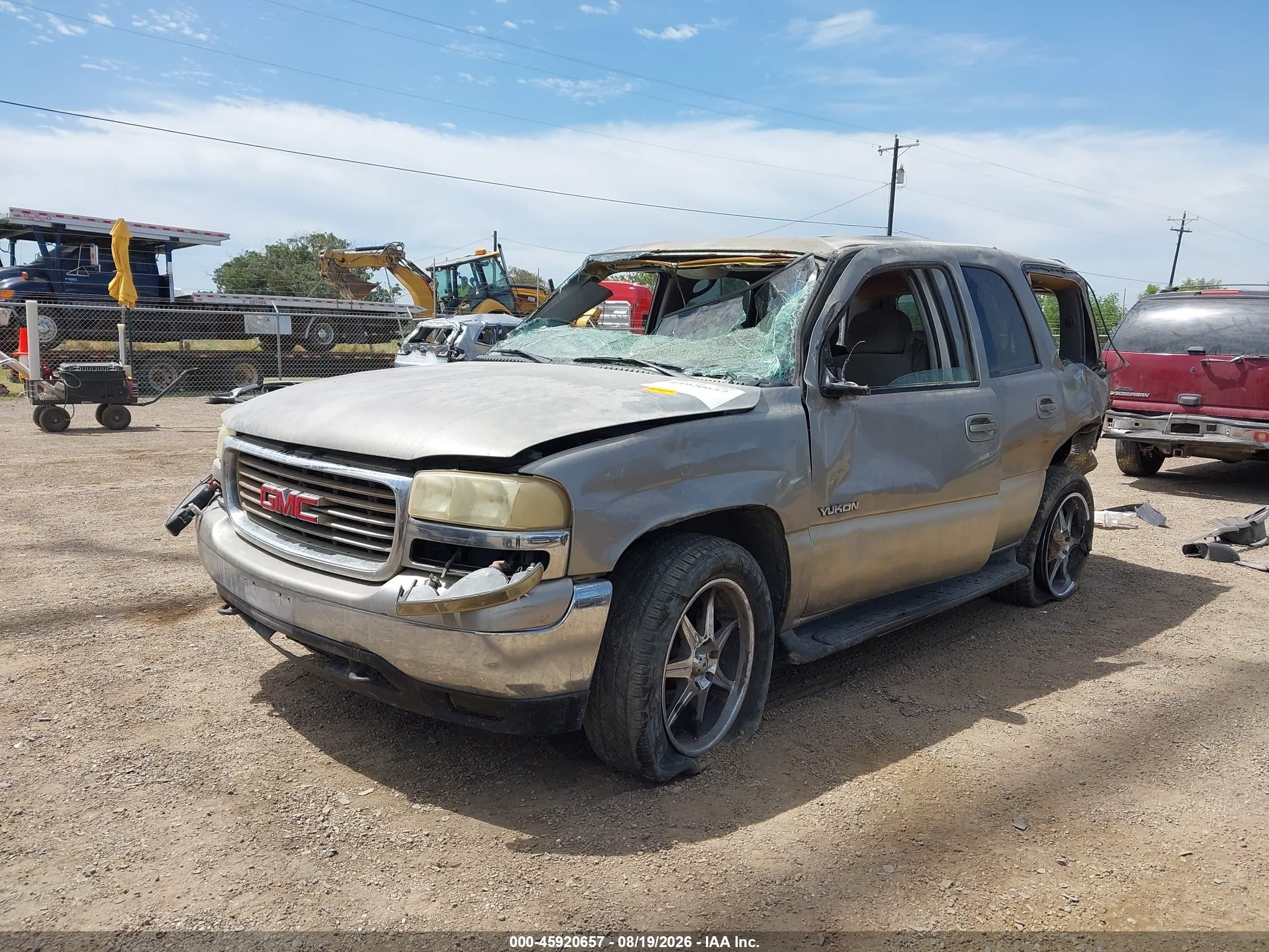 2001 Gmc Yukon Sle Tan vin: 1GKEC13T31J175237