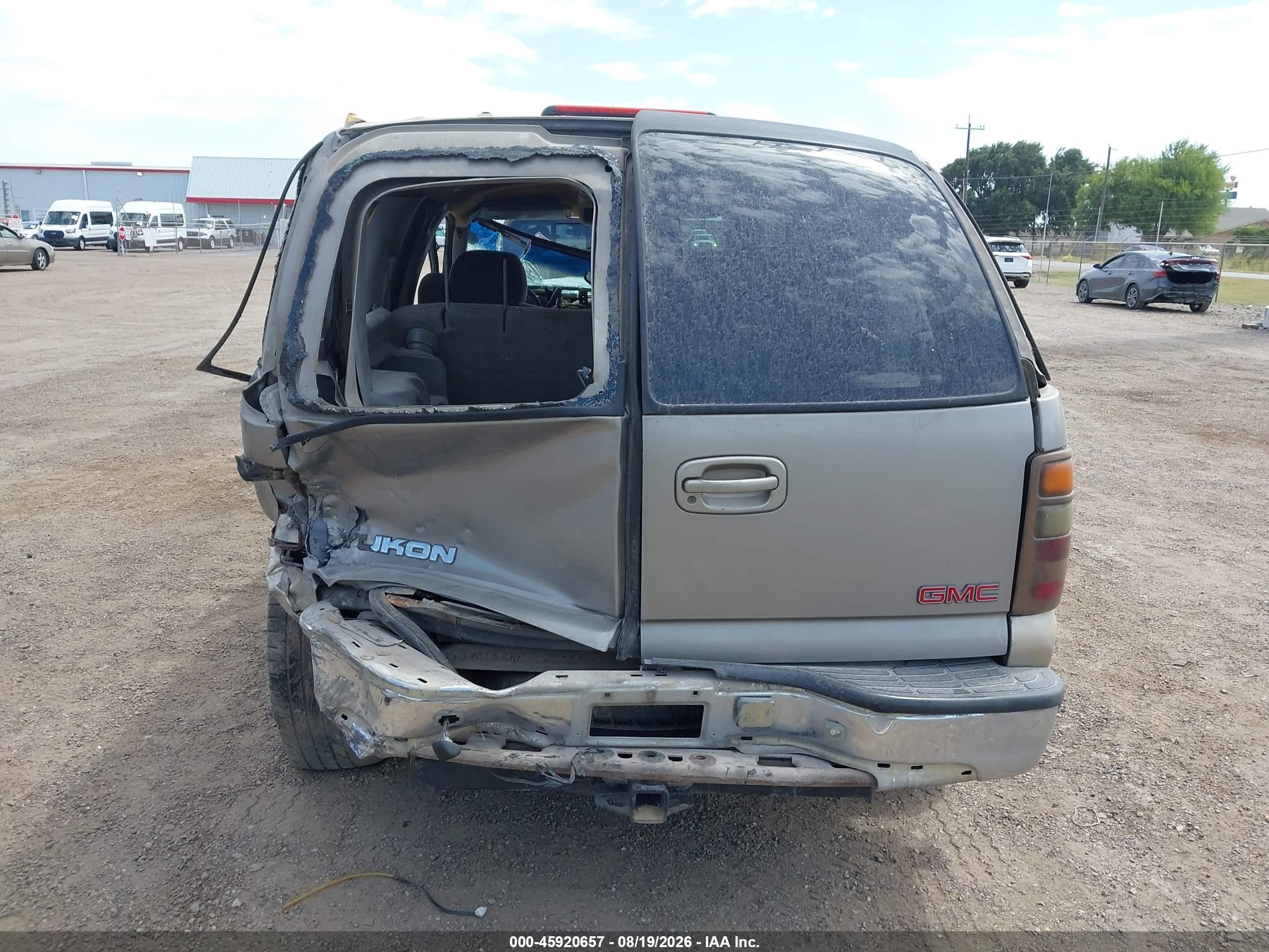 2001 Gmc Yukon Sle Tan vin: 1GKEC13T31J175237