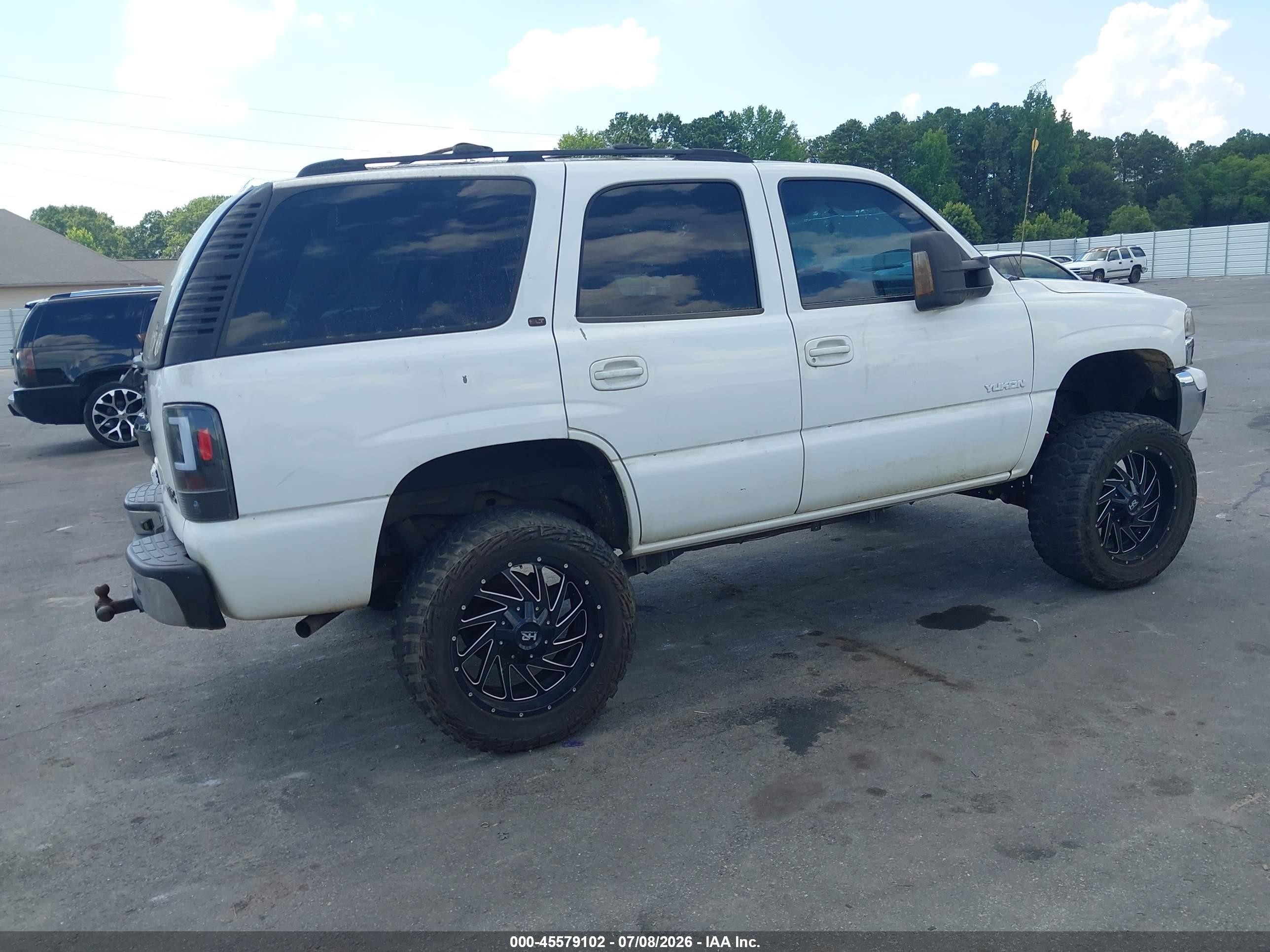 2001 Gmc Yukon Slt White vin: 1GKEC13T51R226979