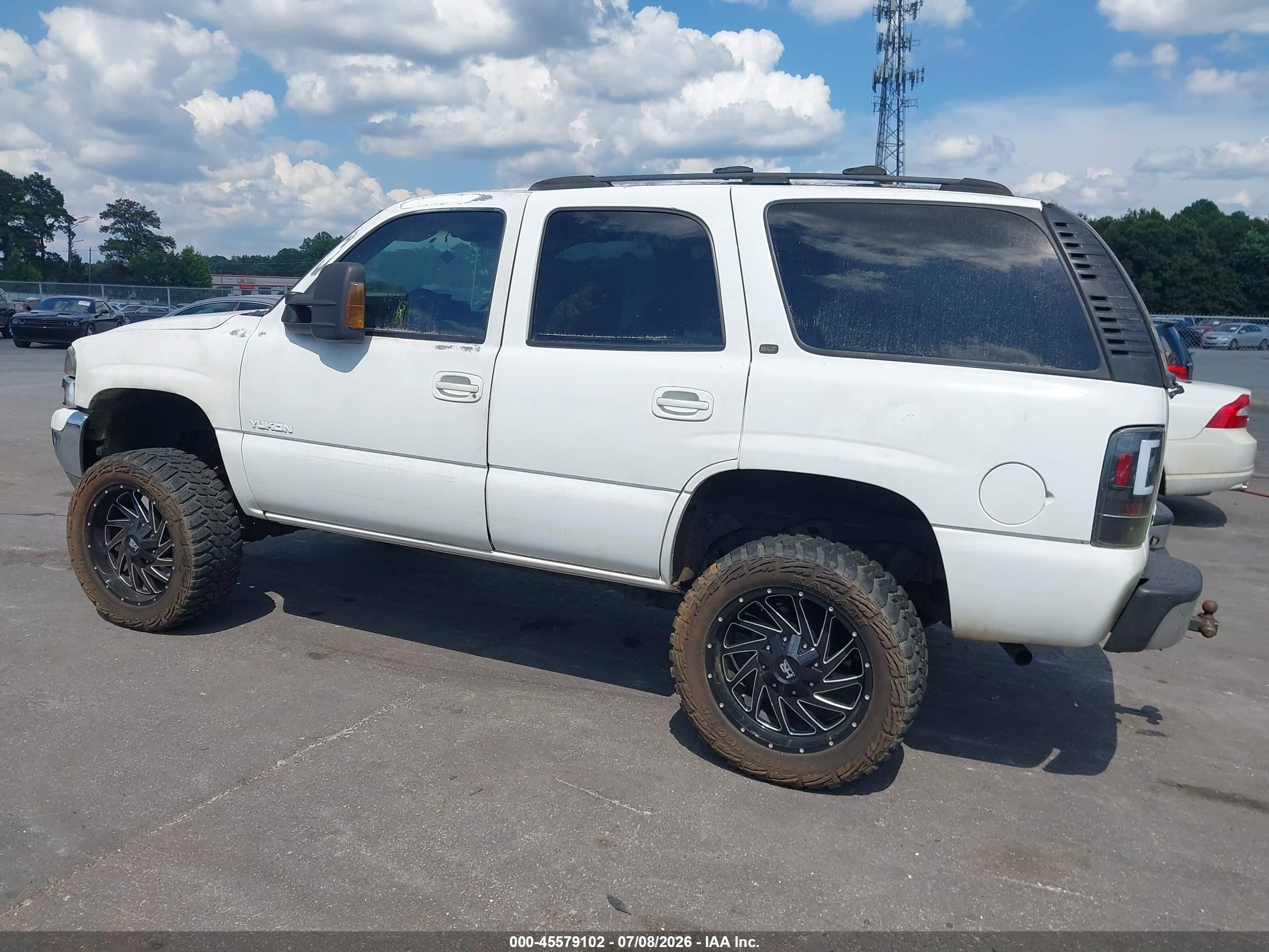 2001 Gmc Yukon Slt White vin: 1GKEC13T51R226979