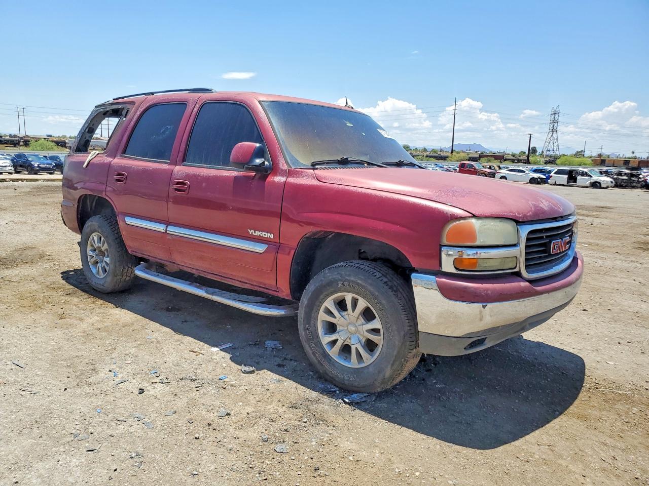 2005 Gmc Yukon Maroon vin: 1GKEC13T55J258433