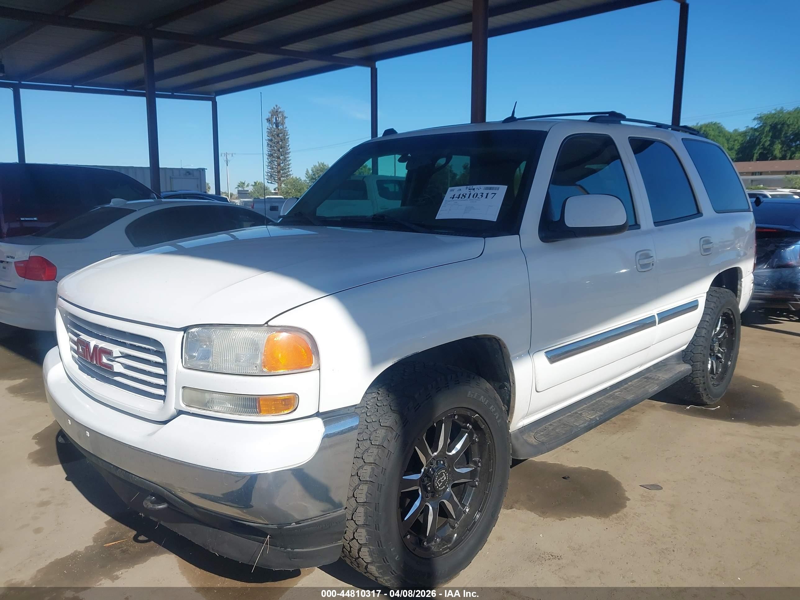 2005 Gmc Yukon Slt White vin: 1GKEC13T55R276335