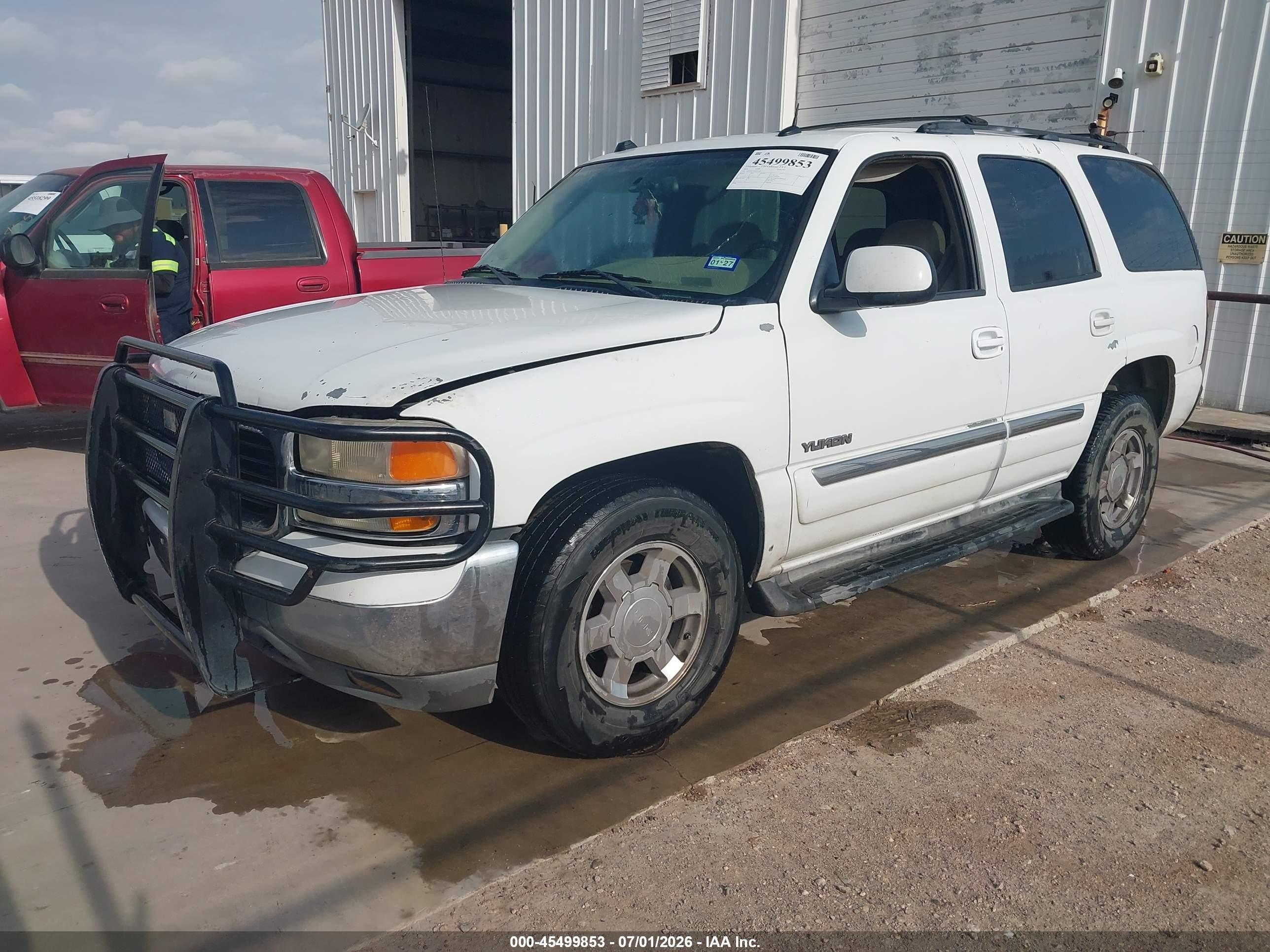 2005 Gmc Yukon Slt White vin: 1GKEC13T65J224520