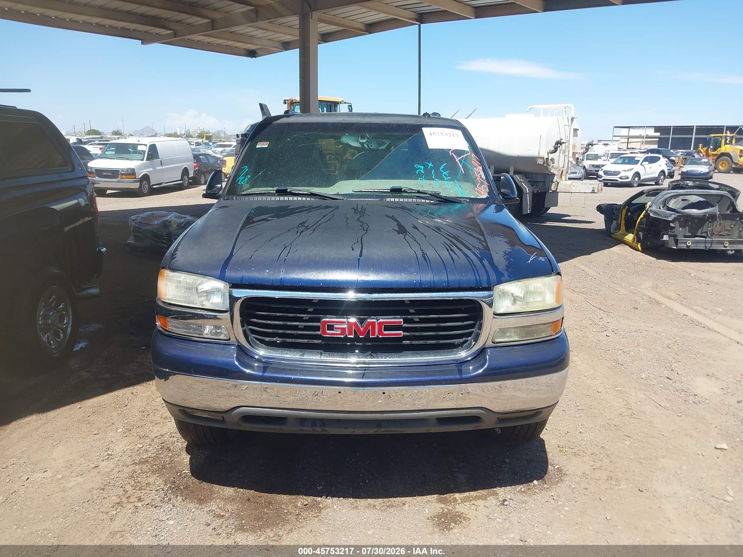 2005 Gmc Yukon Sle Blue vin: 1GKEC13T65R119199