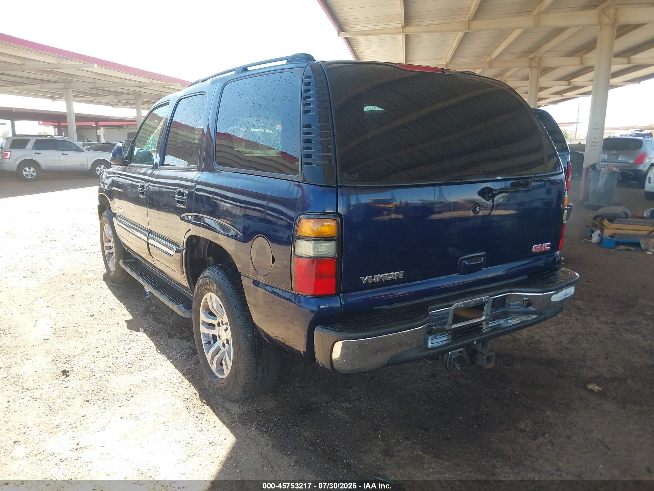 2005 Gmc Yukon Sle Blue vin: 1GKEC13T65R119199