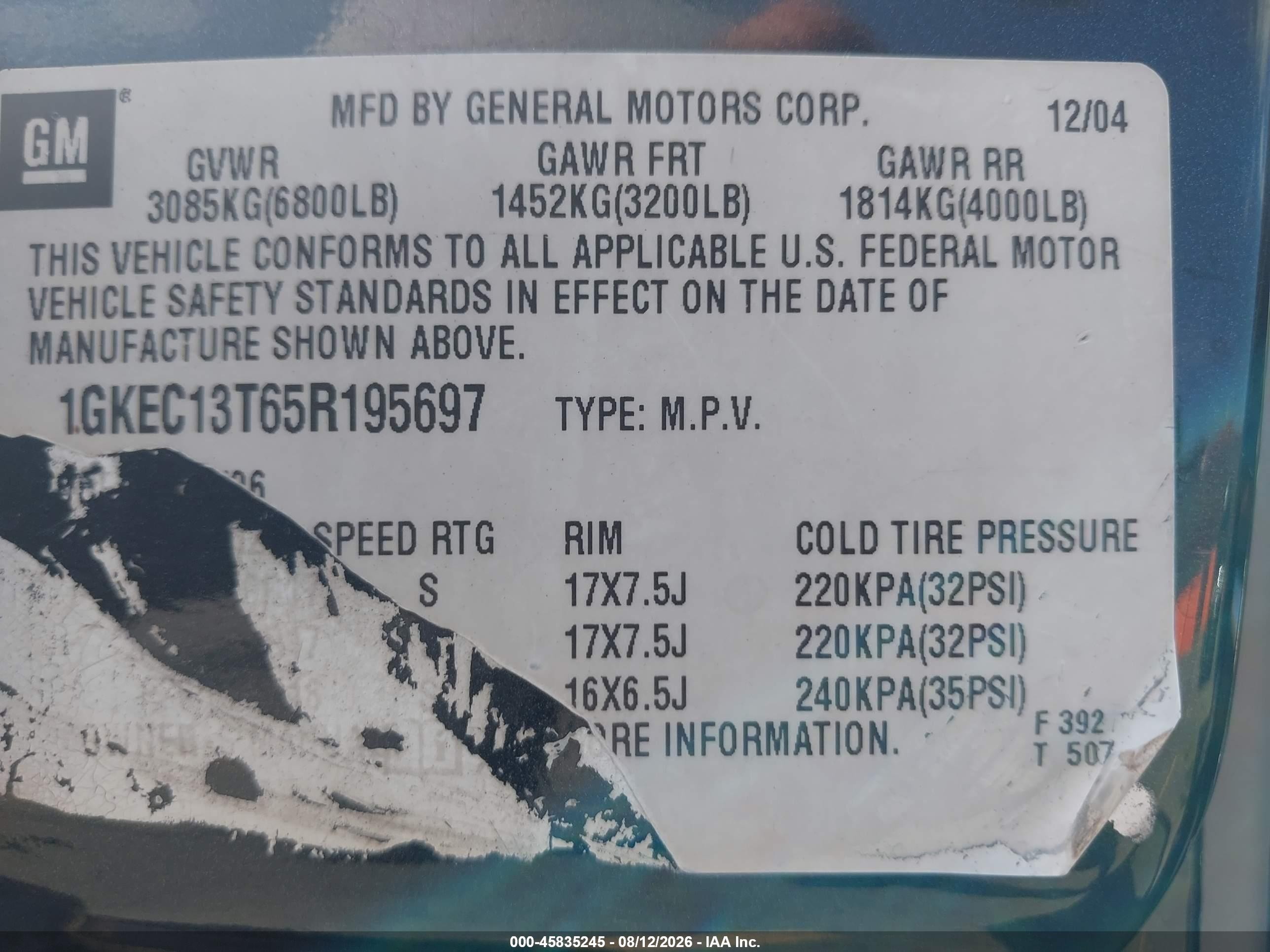 2005 Gmc Yukon Slt Gray vin: 1GKEC13T65R195697