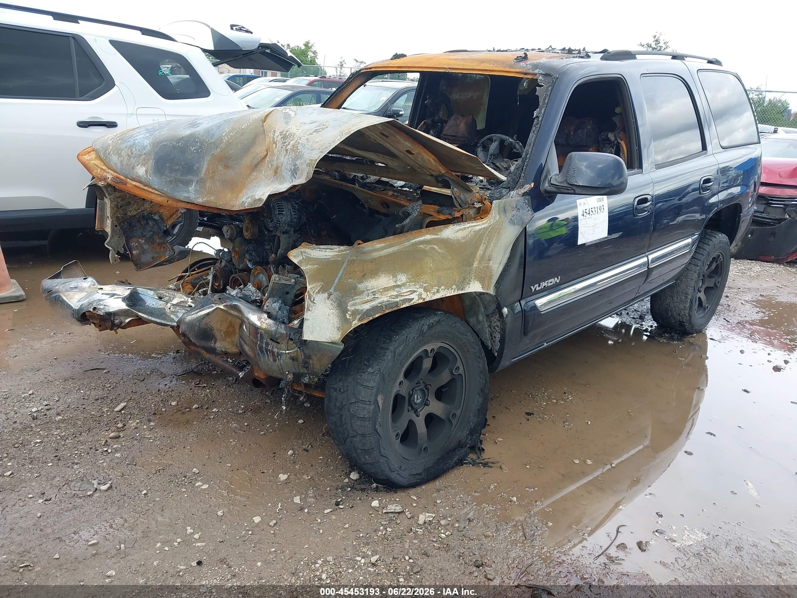 2005 Gmc Yukon Slt Blue vin: 1GKEC13T65R203233