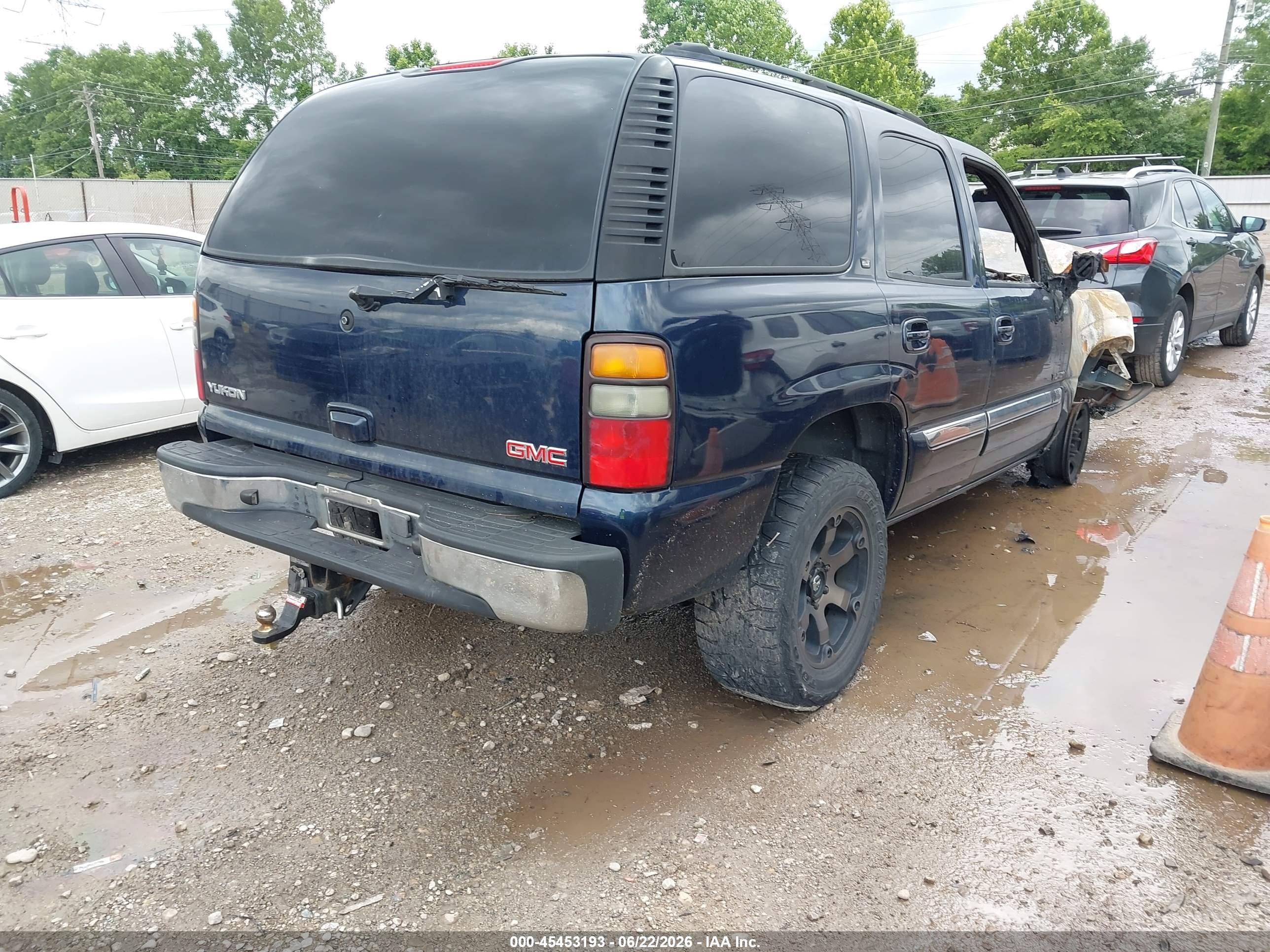 2005 Gmc Yukon Slt Blue vin: 1GKEC13T65R203233