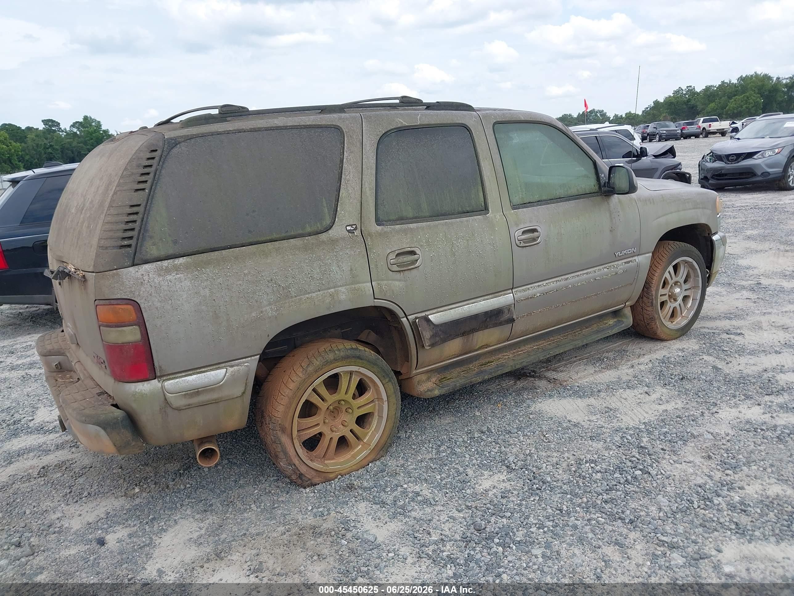 2001 Gmc Yukon Slt Gray vin: 1GKEC13T81J122369