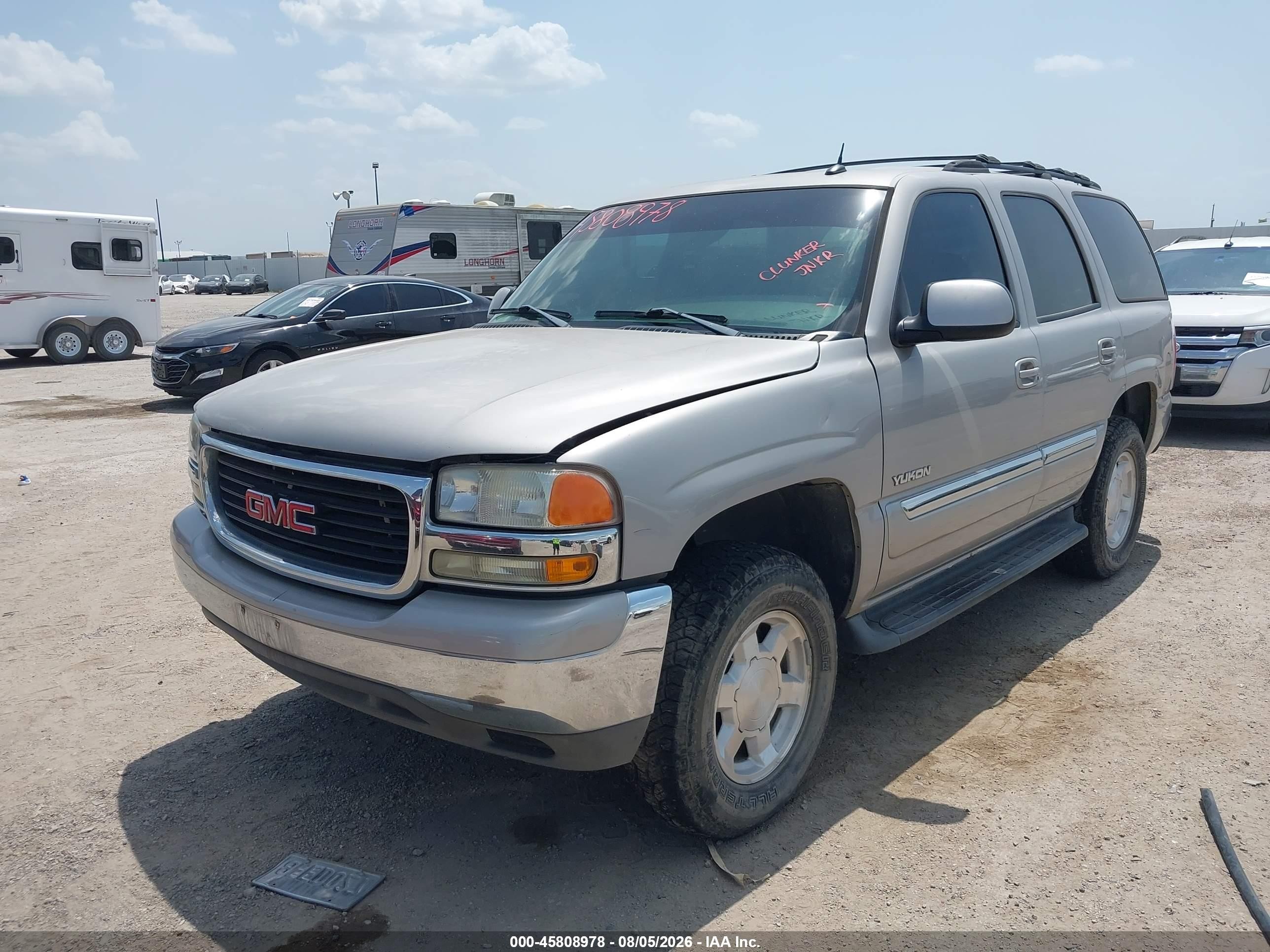 2005 Gmc Yukon Sle Beige vin: 1GKEC13V05J245364