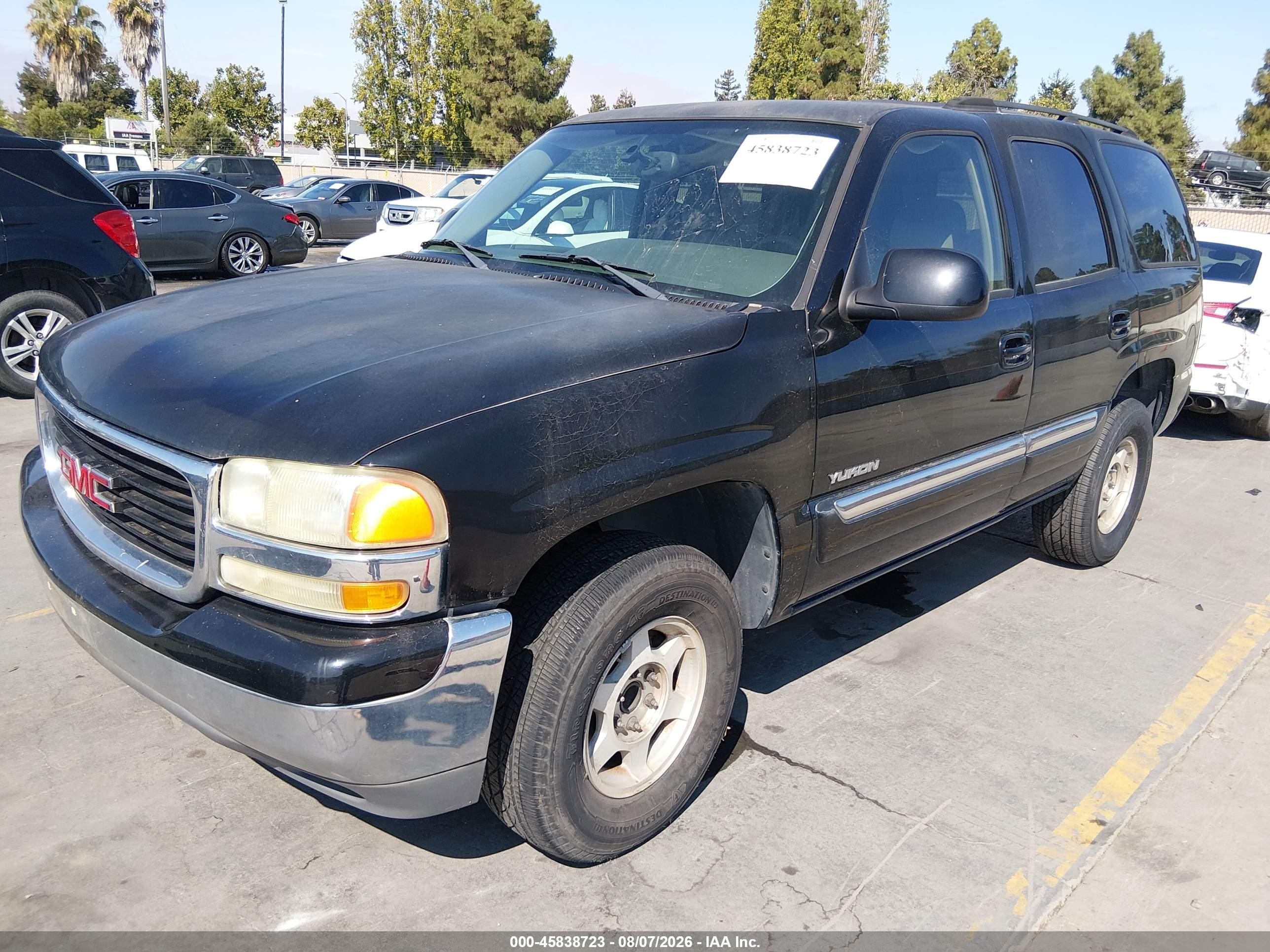 2004 Gmc Yukon Sle Черный vin: 1GKEC13V14R315938