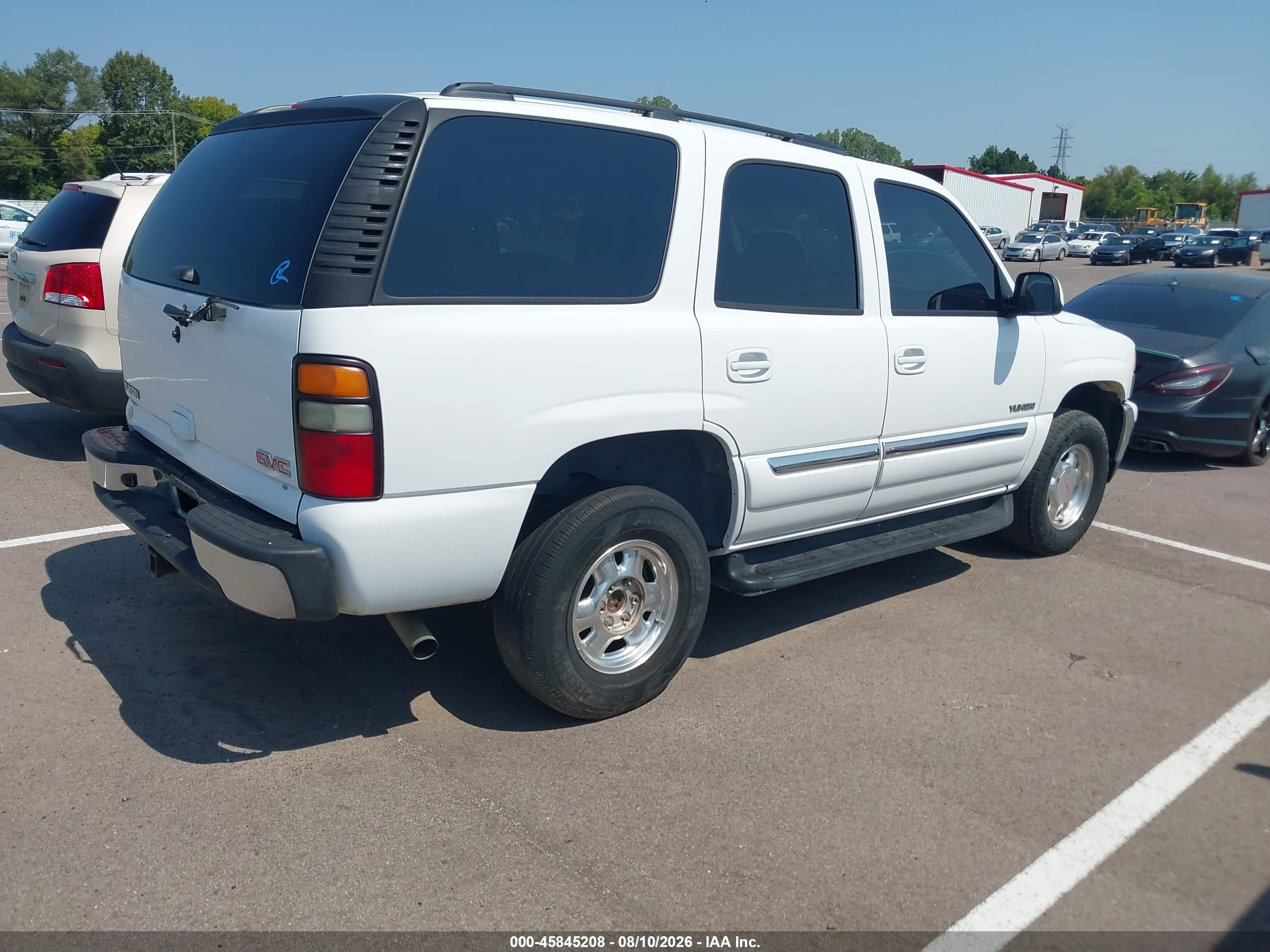 2006 Gmc Yukon Sl White vin: 1GKEC13V16R138732