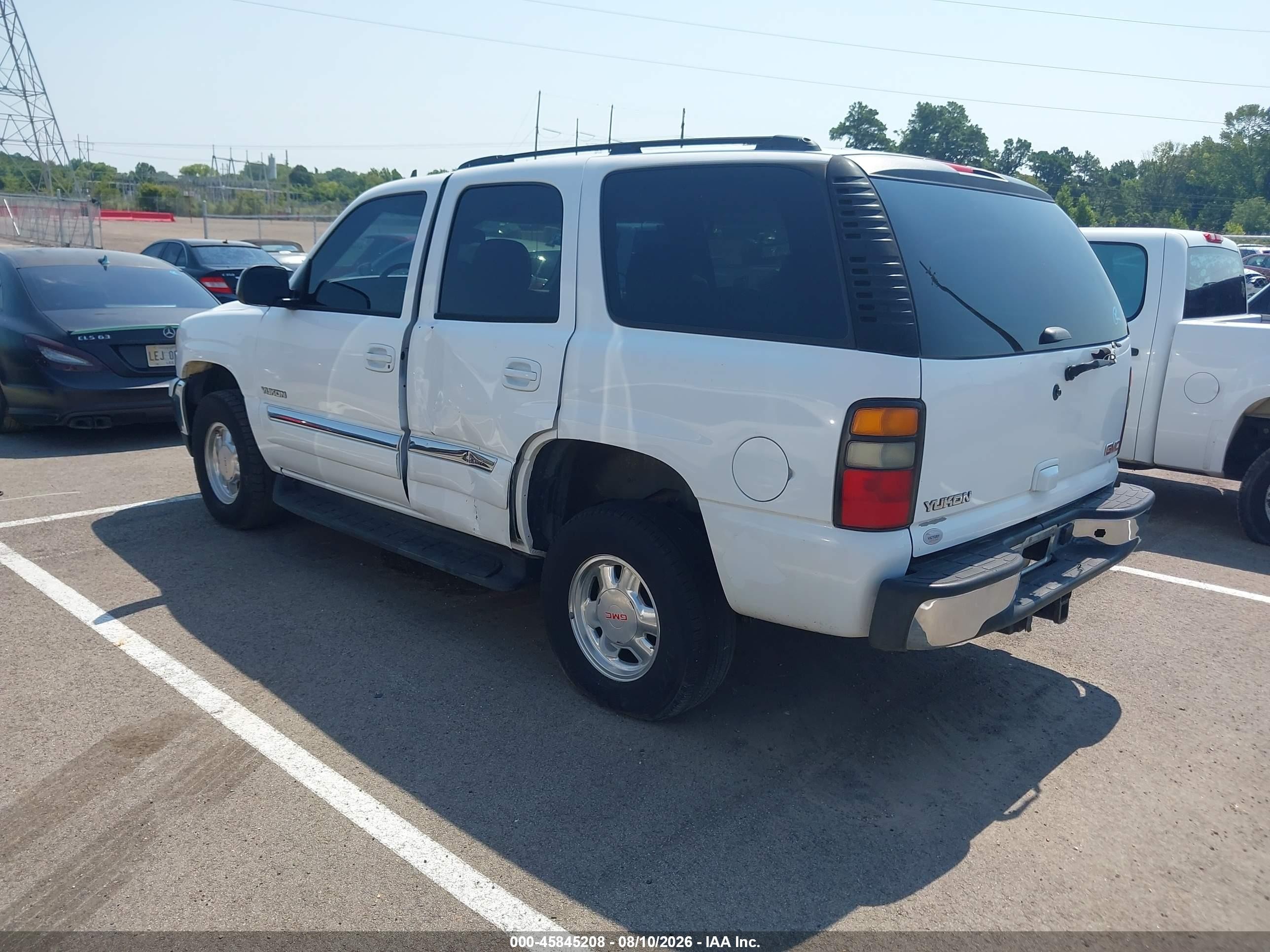 2006 Gmc Yukon Sl White vin: 1GKEC13V16R138732