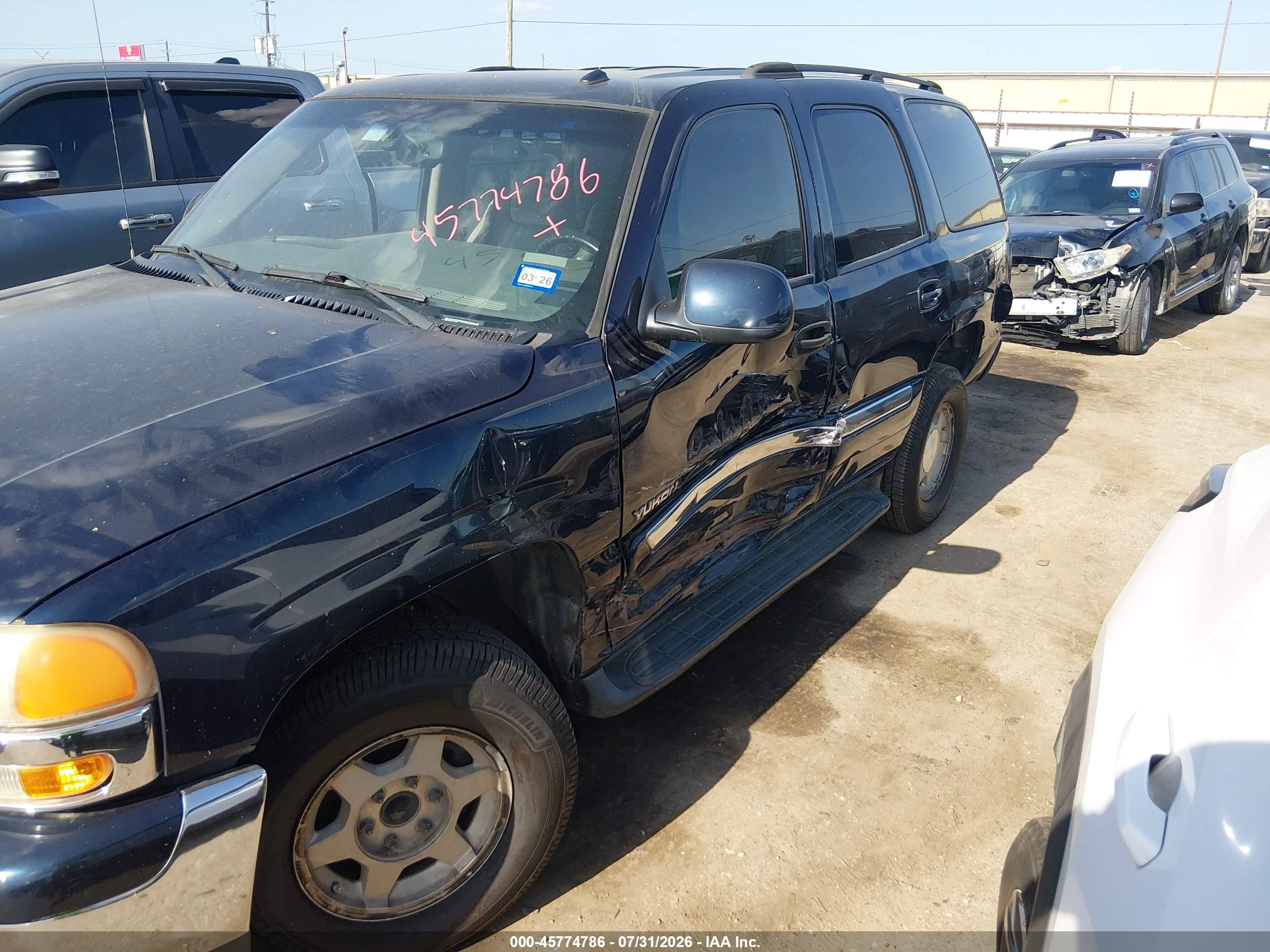 2005 Gmc Yukon Sle Dark Blue vin: 1GKEC13V25R173942